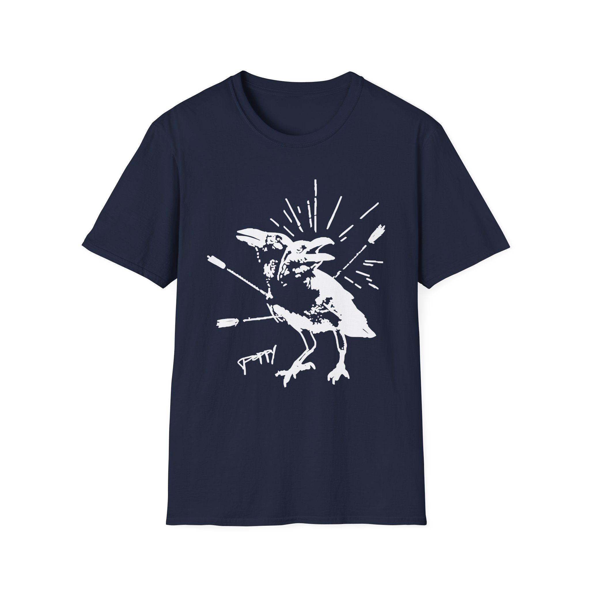 Poppy Coward Birds Unisex Softstyle T-Shirt