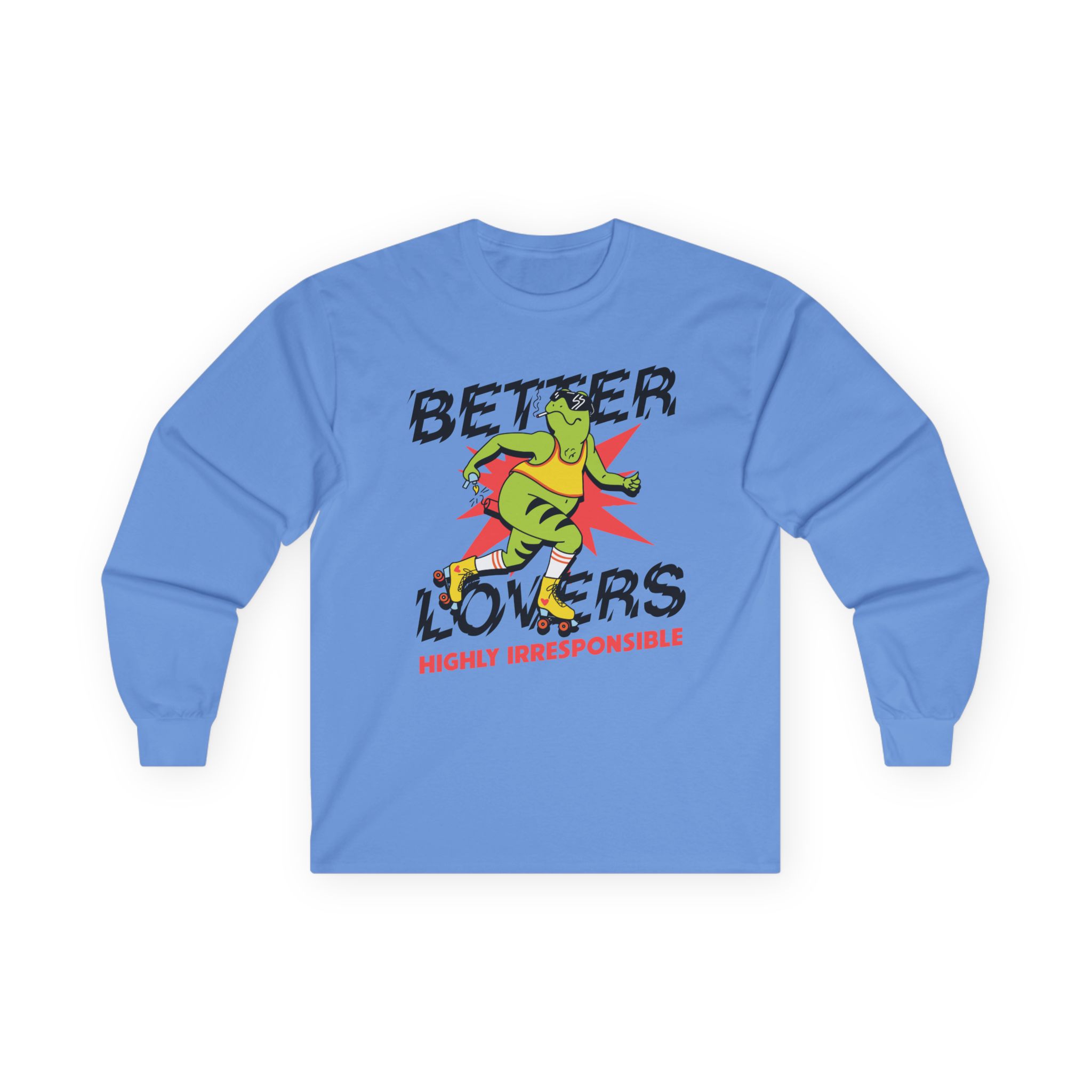 Better Lovers Skating Frog Unisex Ultra Cotton Long Sleeve Tee