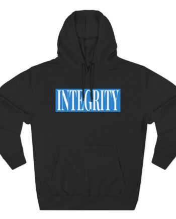 Integrity In Contrast Three-Panel Fleece Hoodie