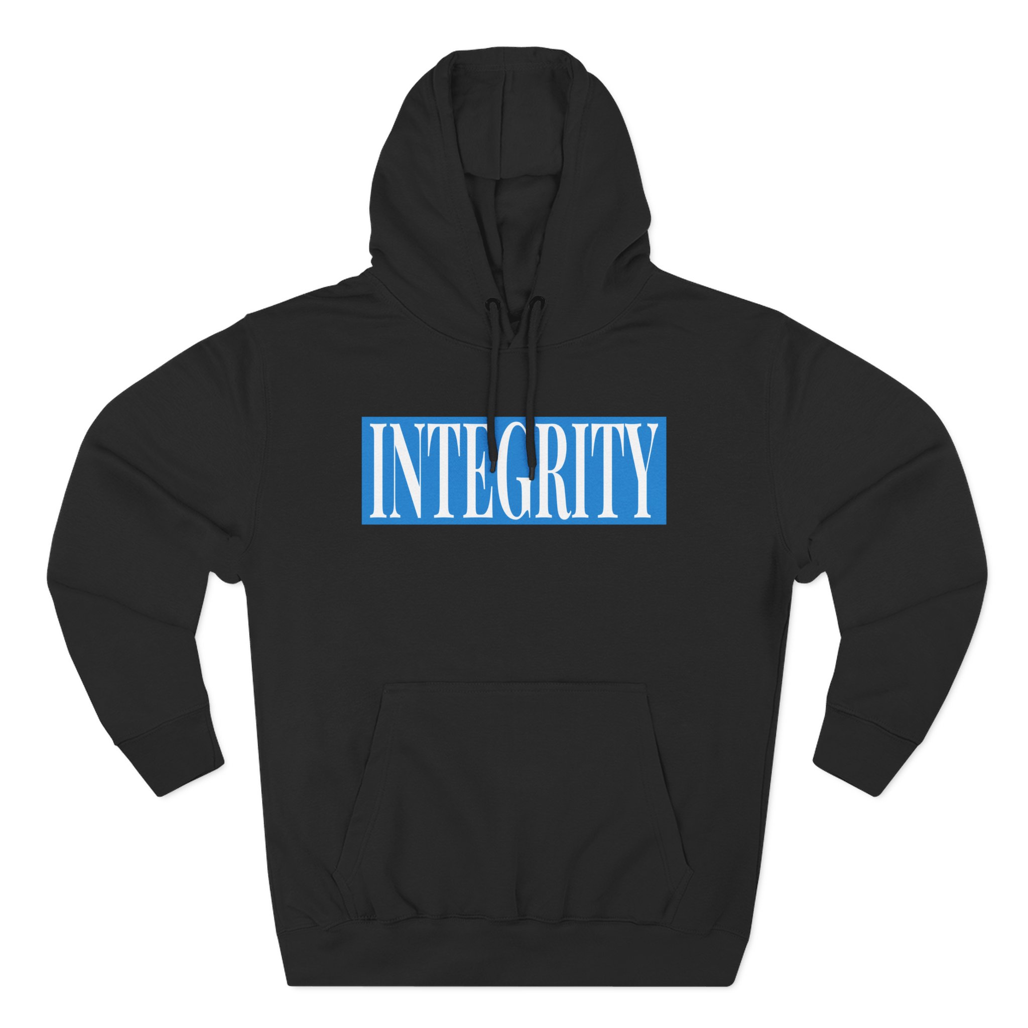 Integrity In Contrast Three-Panel Fleece Hoodie