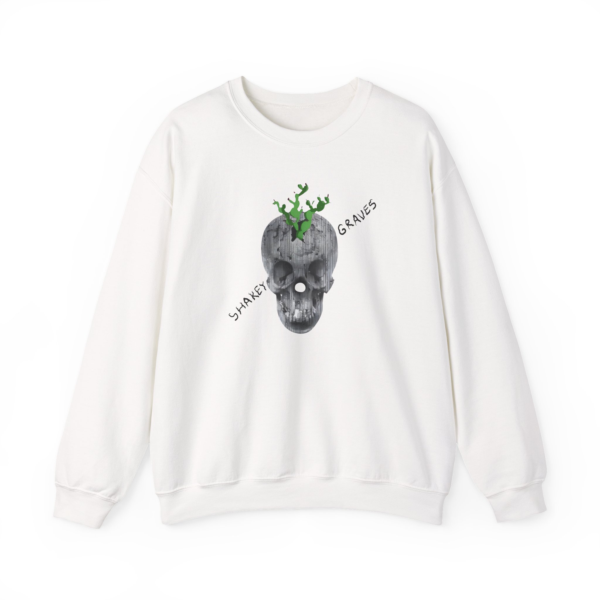 Shakey Graves Skull Unisex Heavy Blendâ„¢ Crewneck Sweatshirt