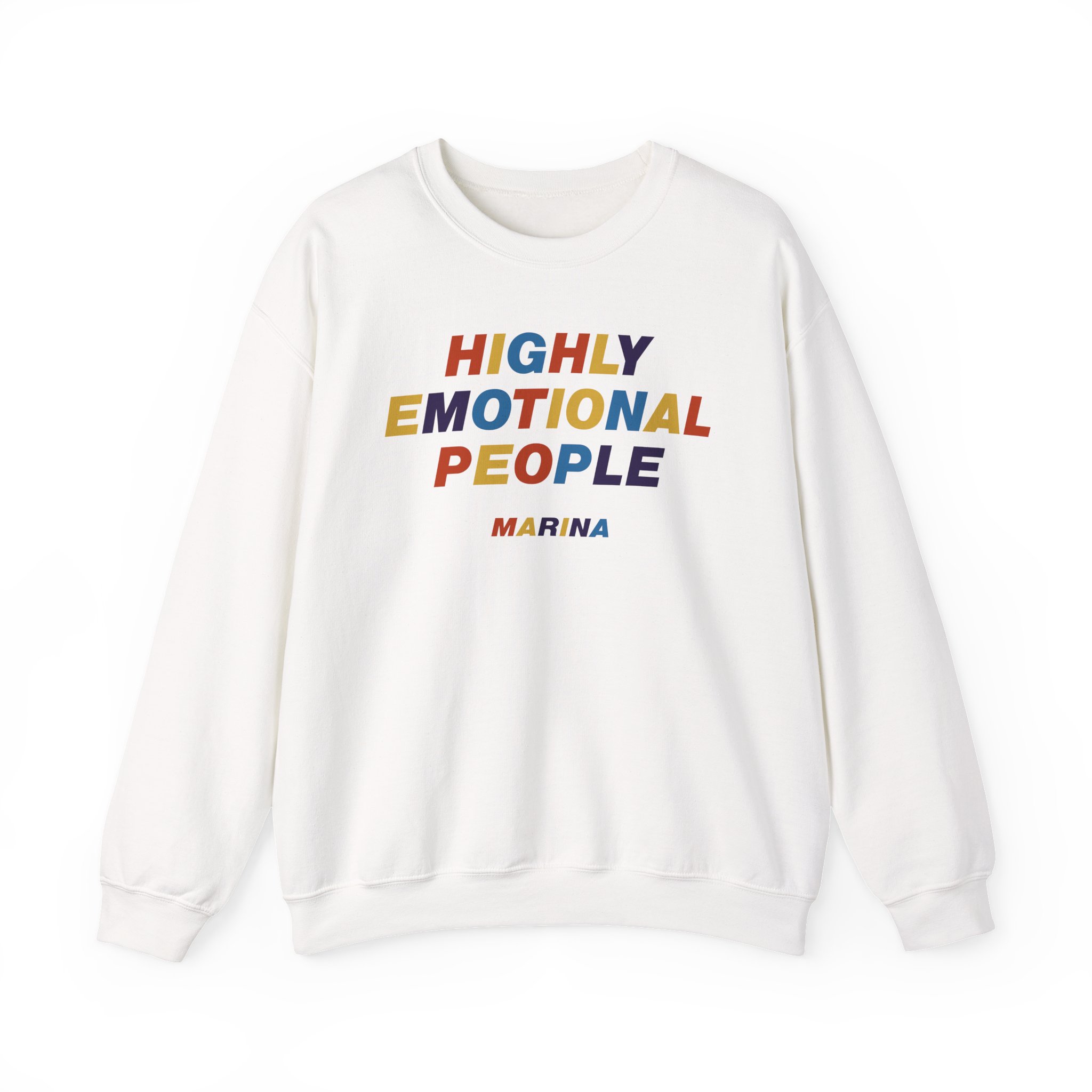 Marina Highly Emotional People Unisex Heavy Blendâ„¢ Crewneck Sweatshirt