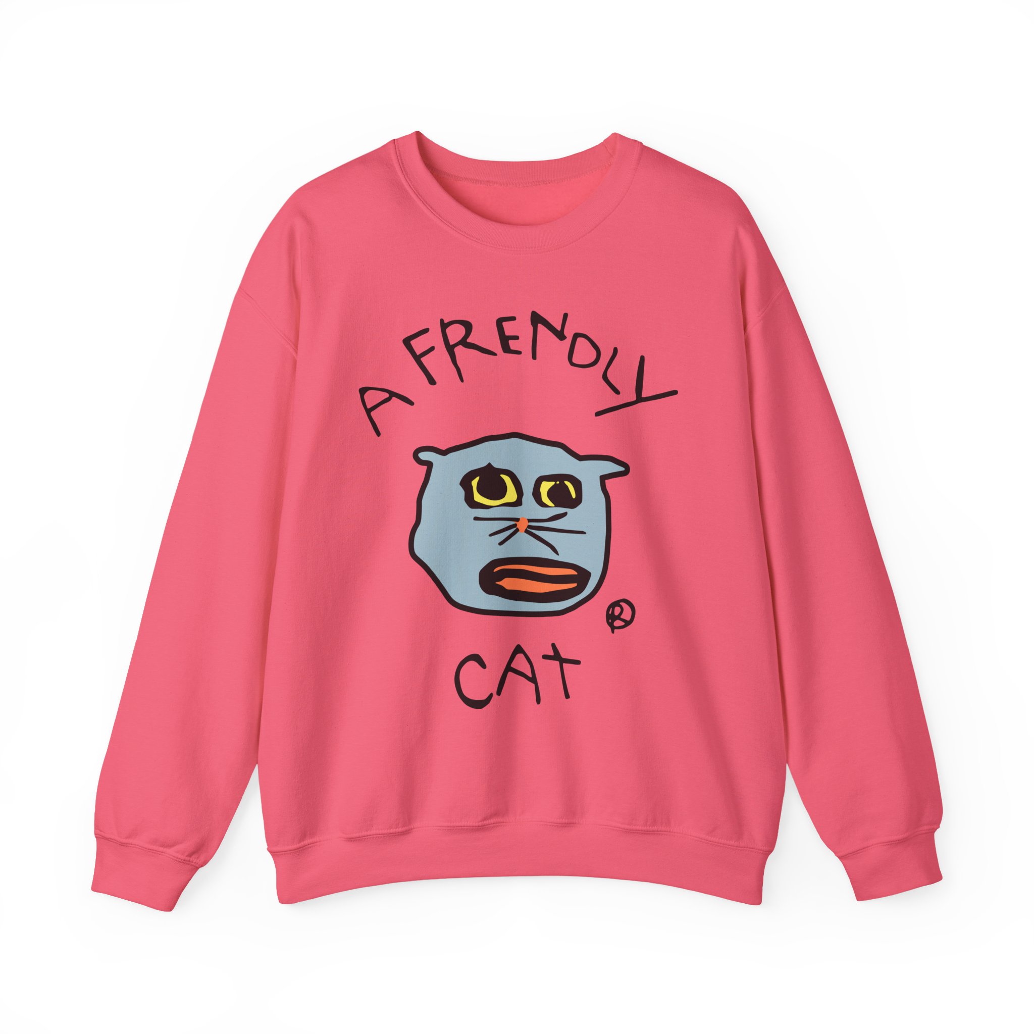 Lirik Just a Frendly Cat Unisex Heavy Blendâ„¢ Crewneck Sweatshirt
