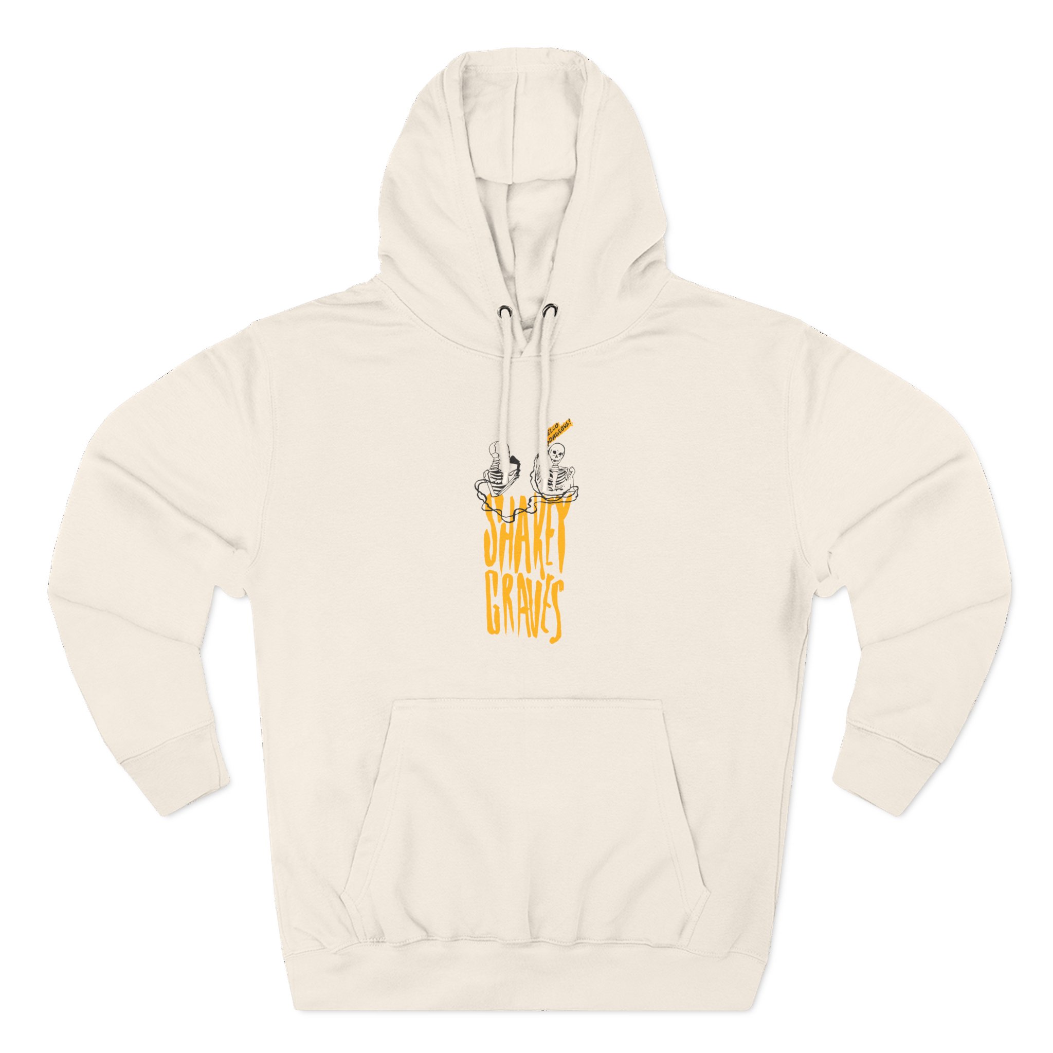 Shakey Graves Hello Gorgeous? Three-Panel Fleece Hoodie