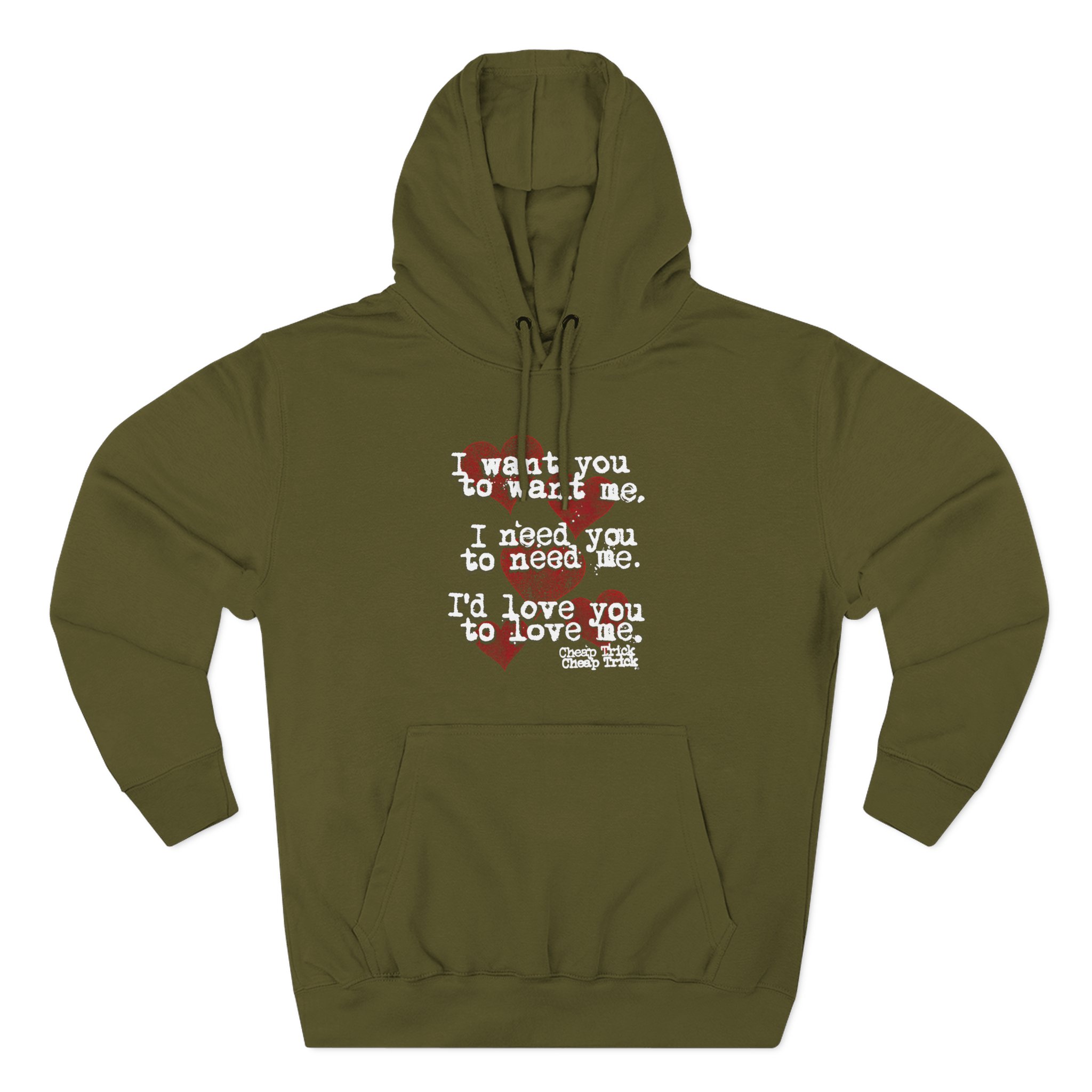 Cheap Trick I Want You to Want Me Three-Panel Fleece Hoodie