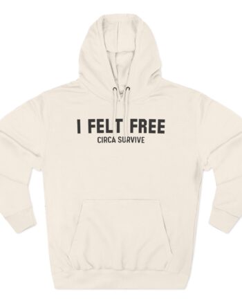 Circa Survive I Felt Free Three-Panel Fleece Hoodie