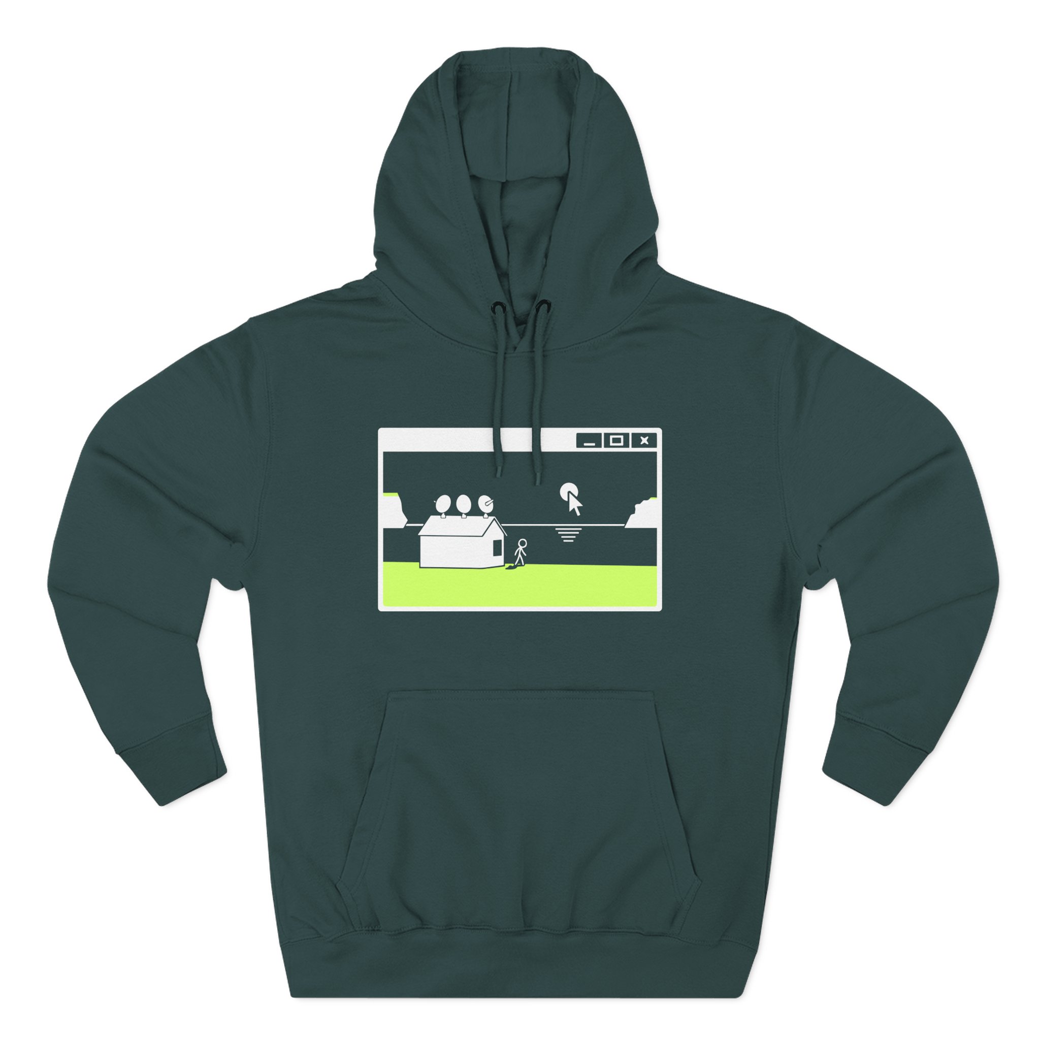 Alan Becker Lo-Fi Three-Panel Fleece Hoodie