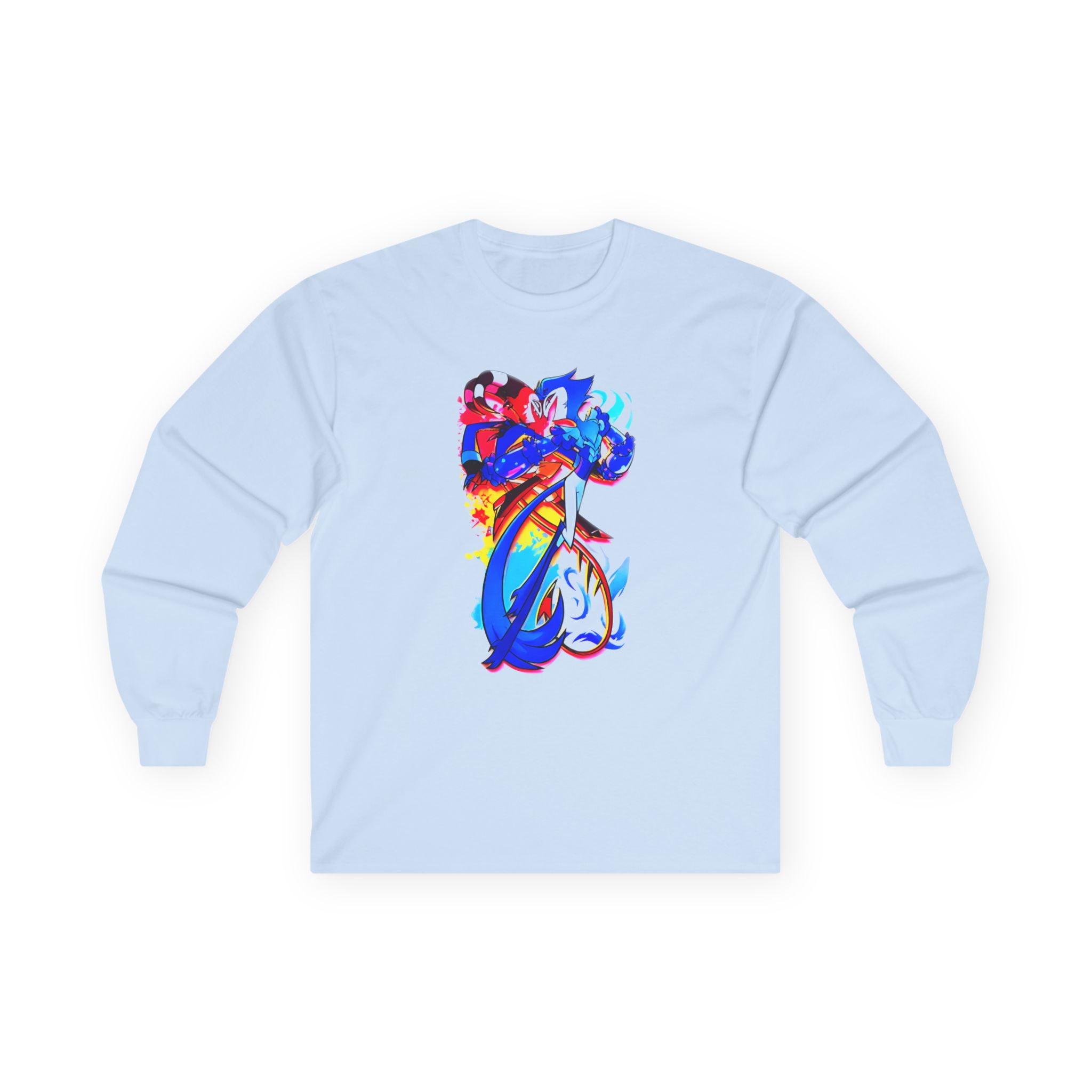 Helluva Boss Stolas & Blitzo Micro Unisex Ultra Cotton Long Sleeve Tee