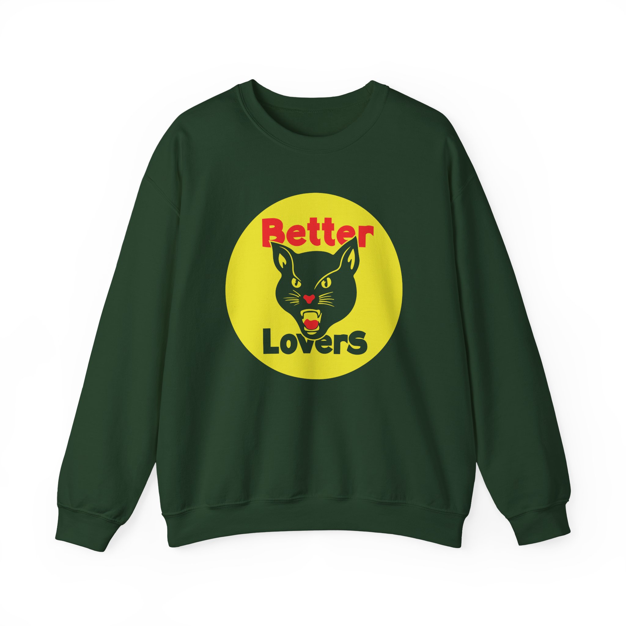 Better Lovers Cat Bootleg Unisex Heavy Blendâ„¢ Crewneck Sweatshirt