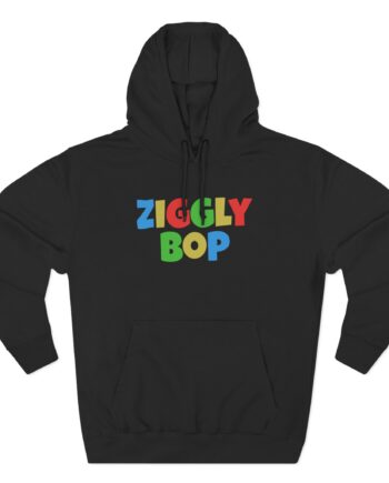 Daydrian Harding Colorful Ziggly Bop Three-Panel Fleece Hoodie