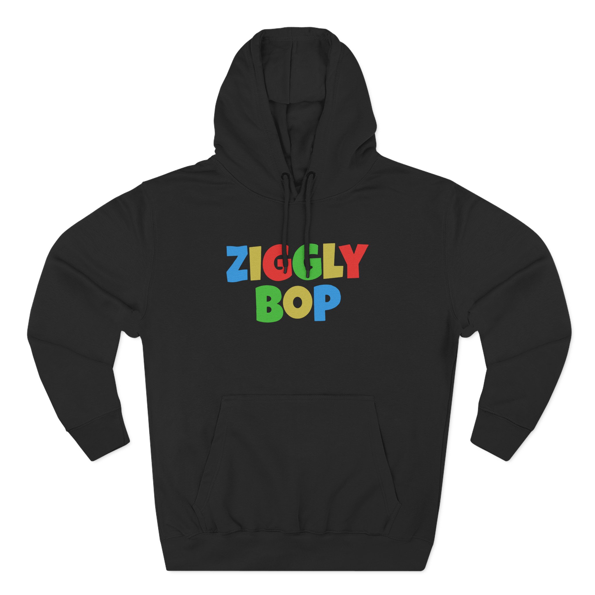 Daydrian Harding Colorful Ziggly Bop Three-Panel Fleece Hoodie