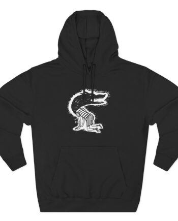 Fireworks Wolf Kid Three-Panel Fleece Hoodie