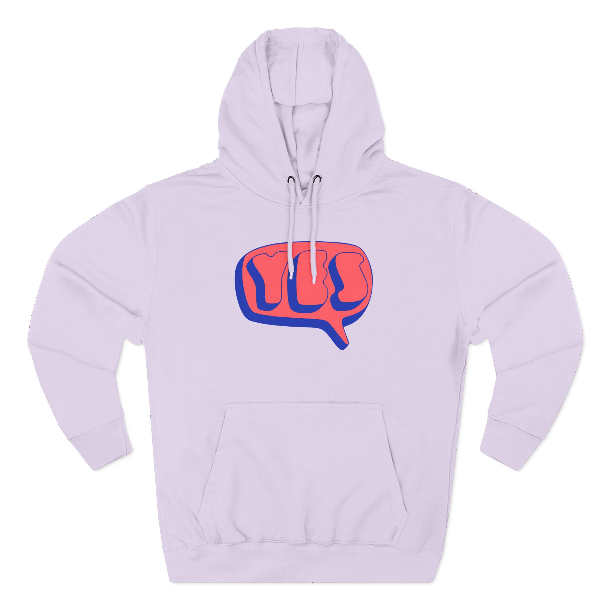 Yes Word Bubble Three-Panel Fleece Hoodie