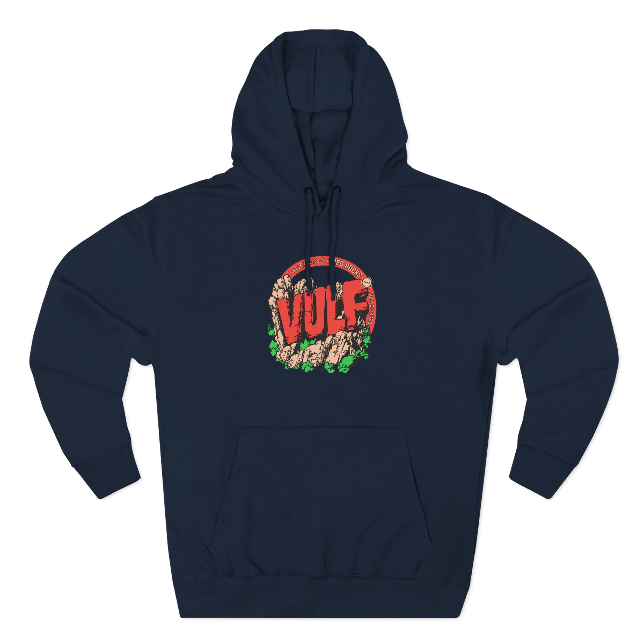 Vulfpeck Red Rocks Three-Panel Fleece Hoodie