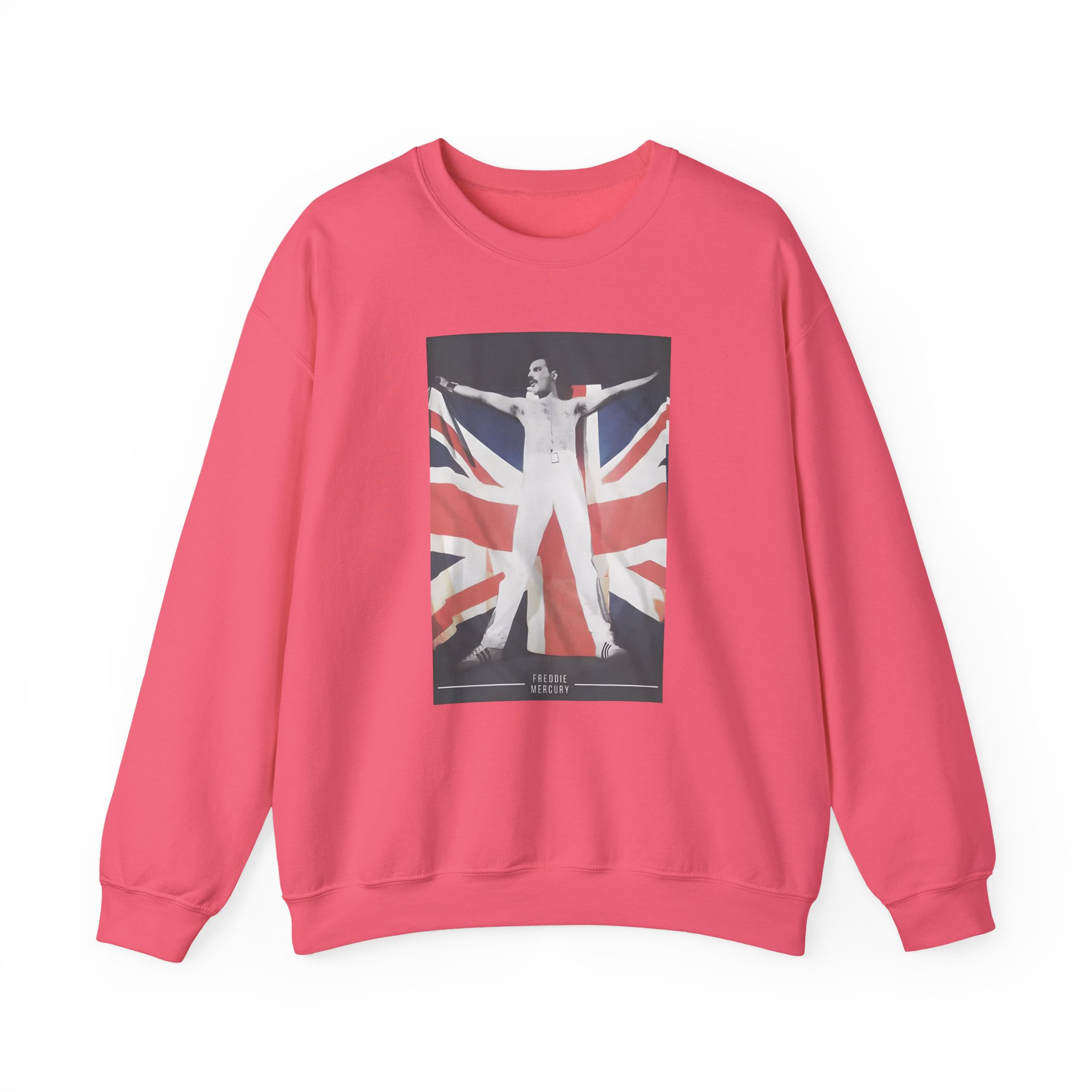 F M Union Jack Flag Unisex Heavy Blendâ„¢ Crewneck Sweatshirt