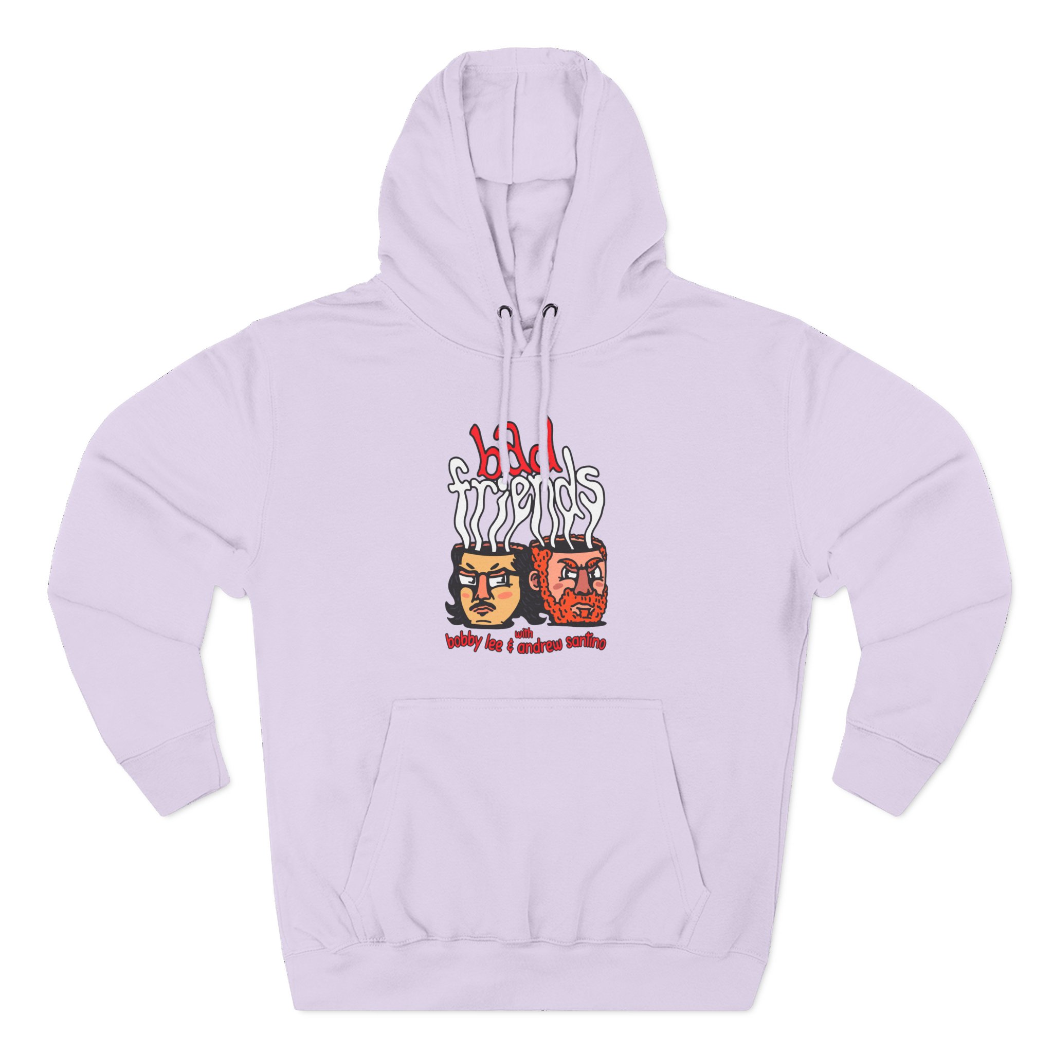 Bad Friends Mugheads Three-Panel Fleece Hoodie