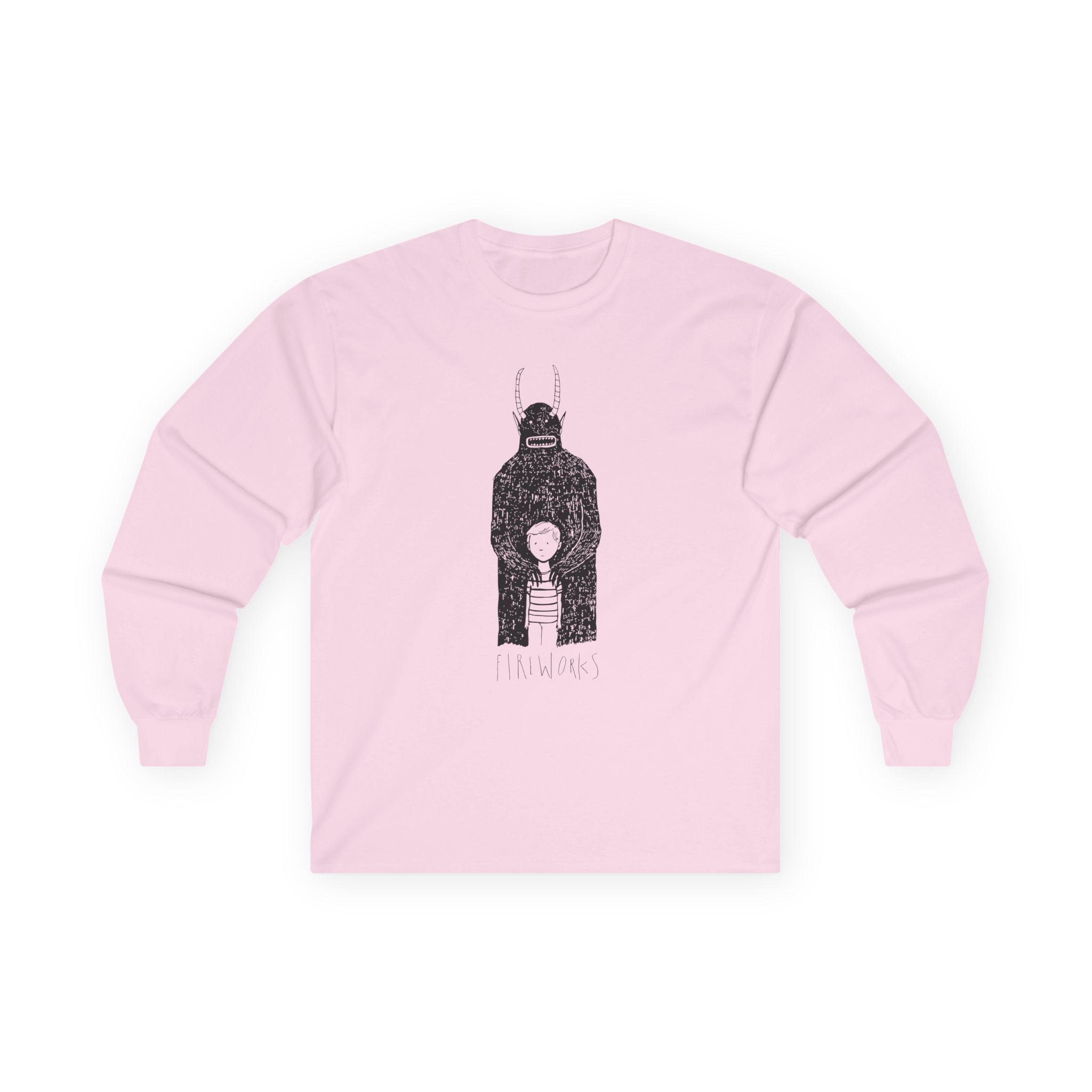 Fireworks Monster Unisex Ultra Cotton Long Sleeve Tee