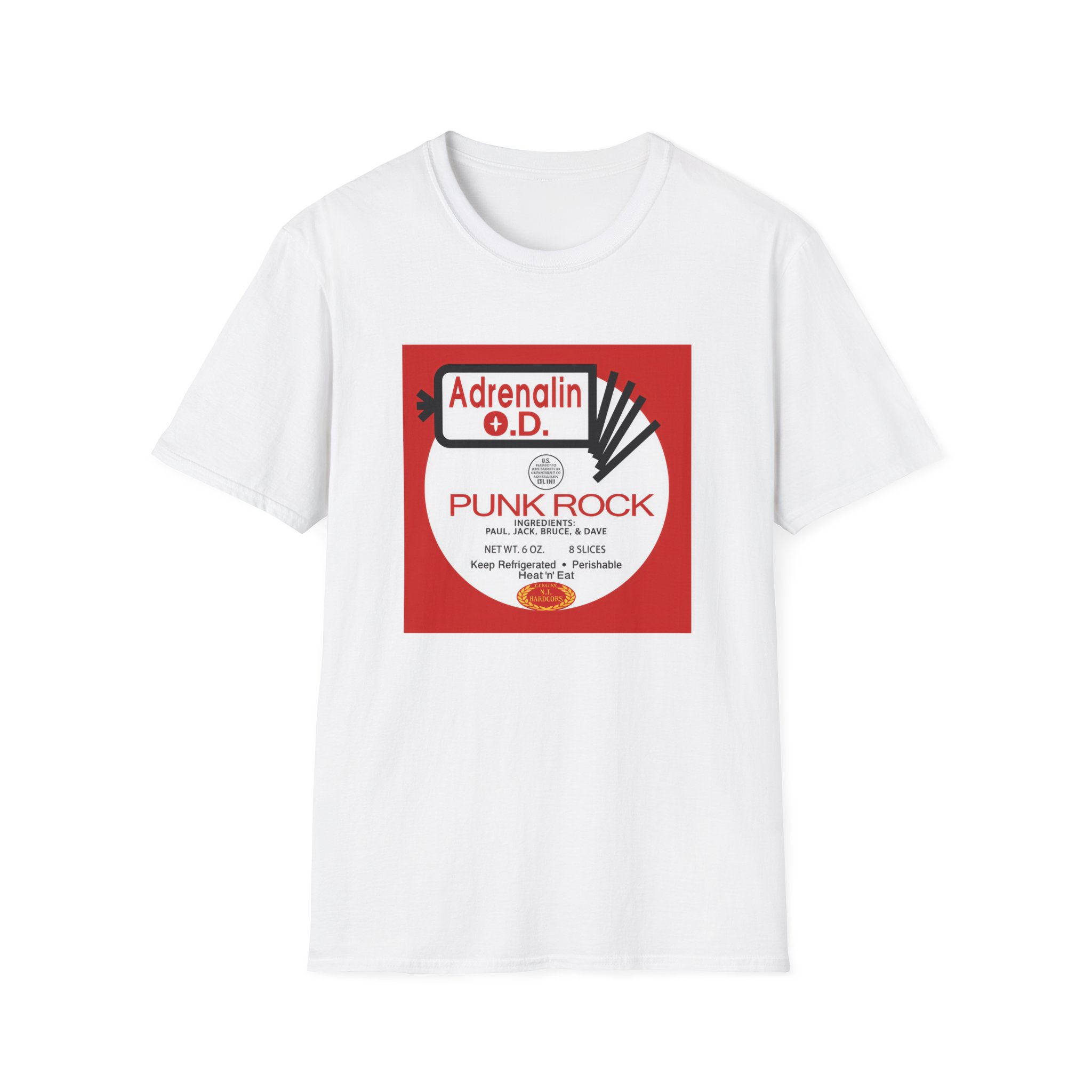 Adrenalin Od Pork Roll Unisex Softstyle T-Shirt