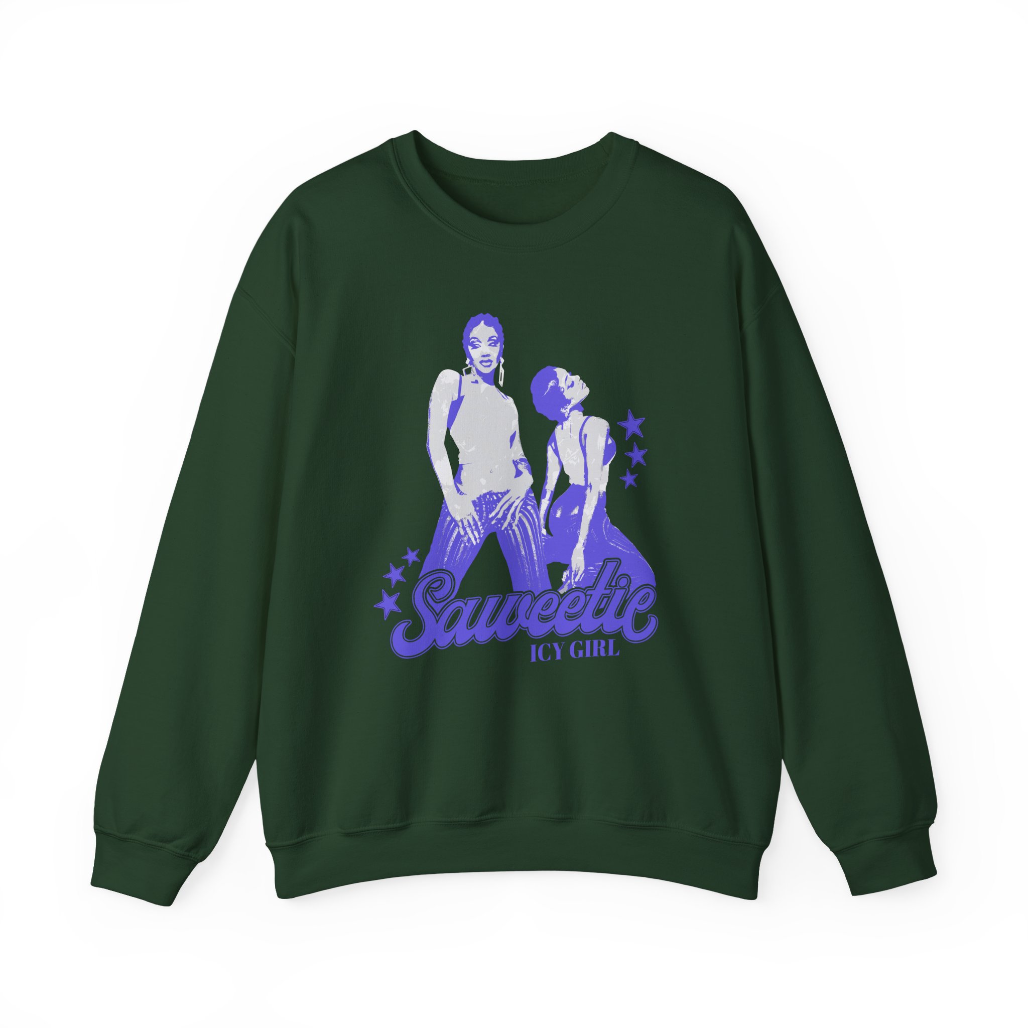Saweetie Icy Girl Unisex Heavy Blend Crewneck Sweatshirt