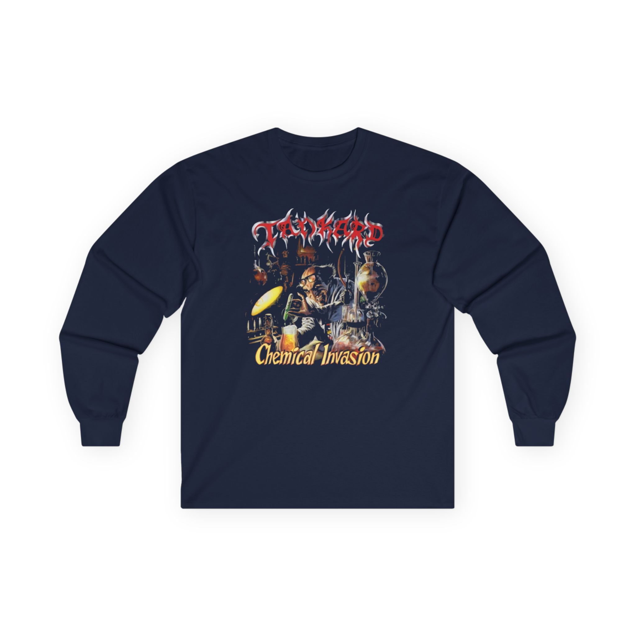 Tankard Chemical Invasion Tour 2025 Unisex Ultra Cotton Long Sleeve Tee