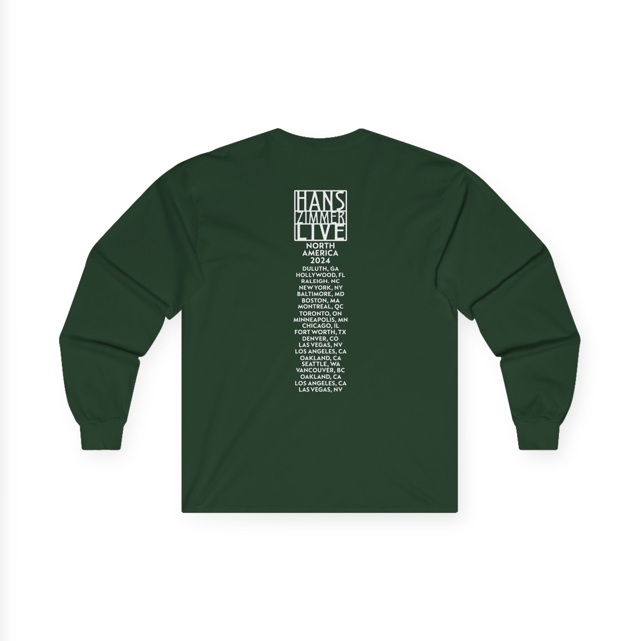 Hans Zimmer Logo Tour Unisex Ultra Cotton Long Sleeve Tee