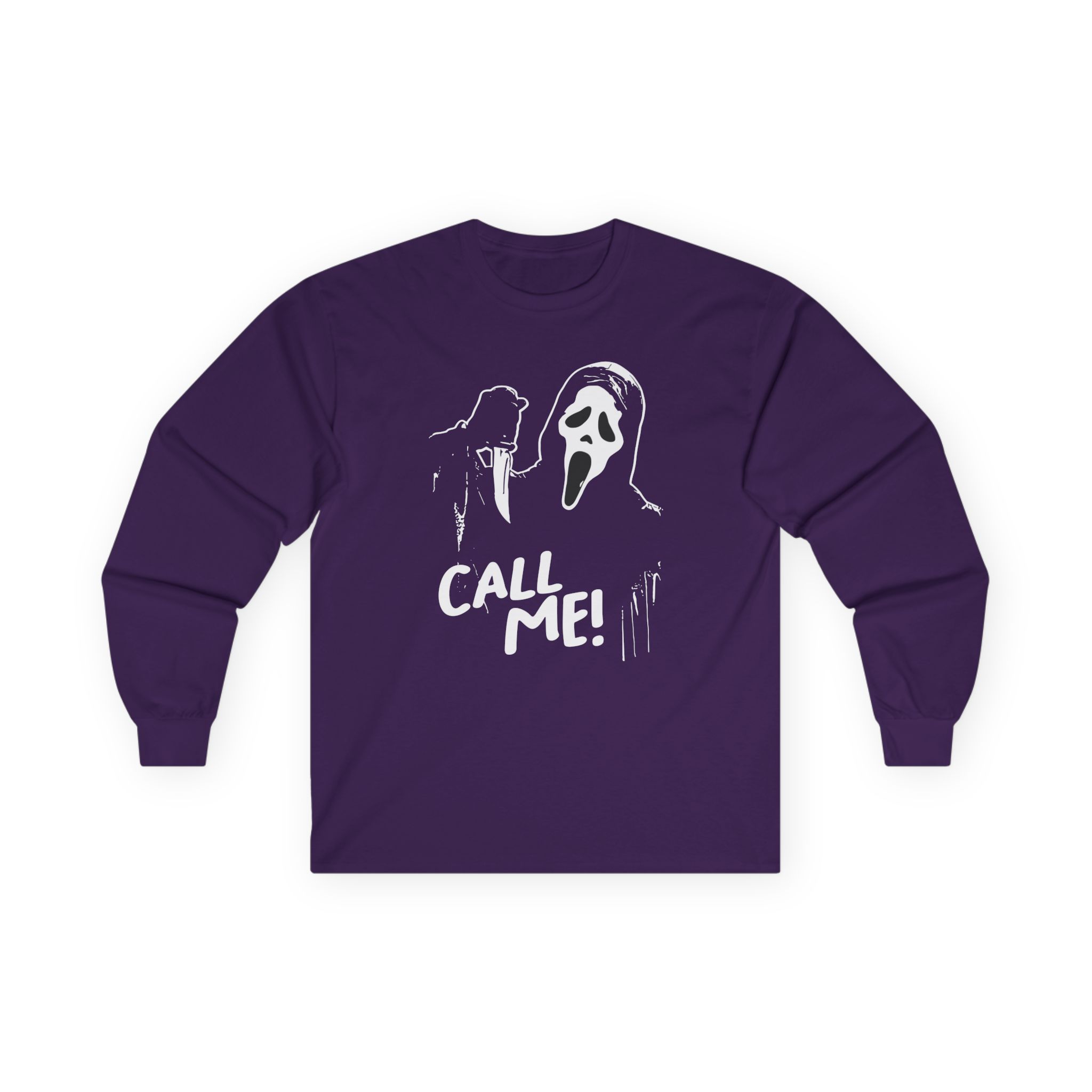Ghostface CALL ME Unisex Ultra Cotton Long Sleeve Tee