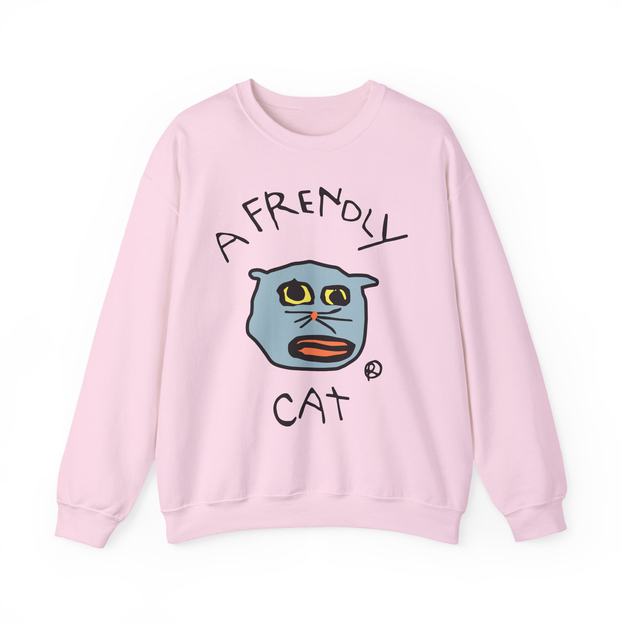 Lirik Just a Frendly Cat Unisex Heavy Blendâ„¢ Crewneck Sweatshirt