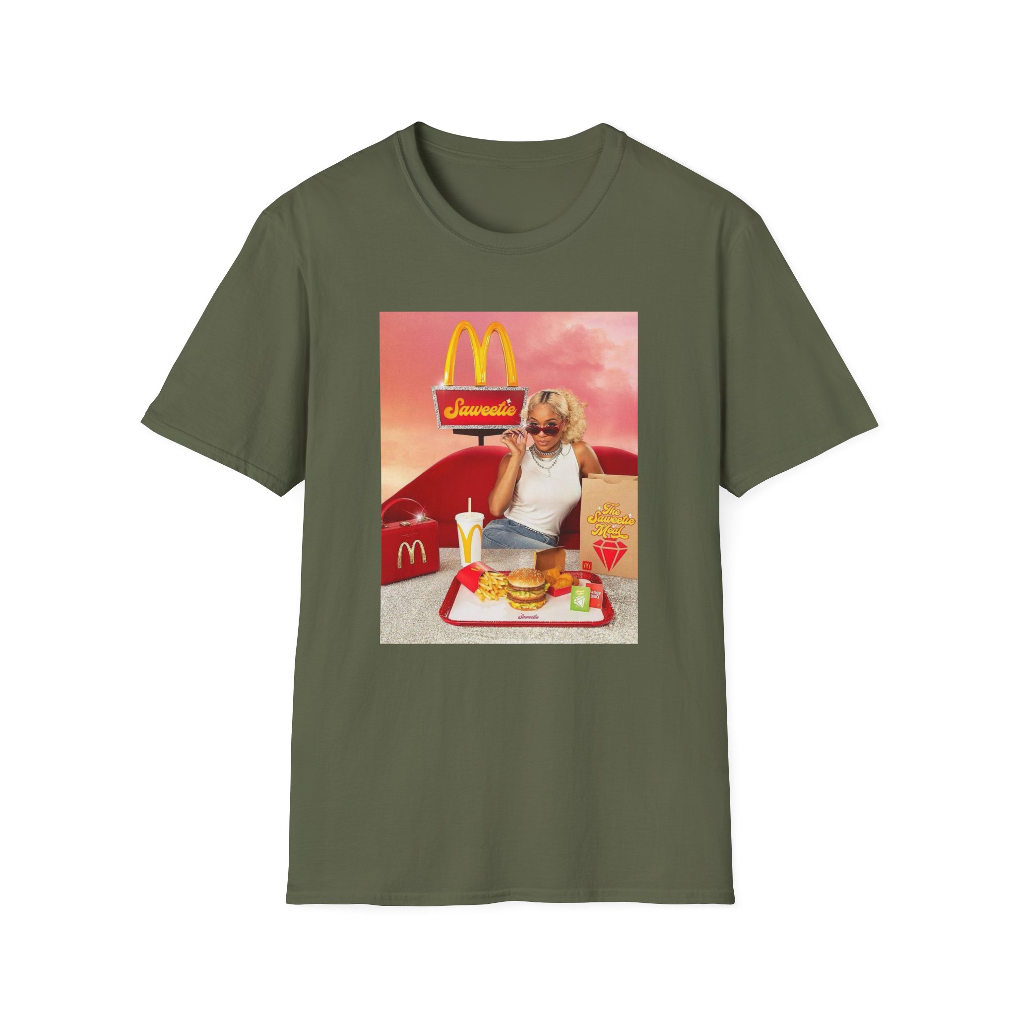 Saweetie Mcdonald's Unisex Softstyle T-Shirt