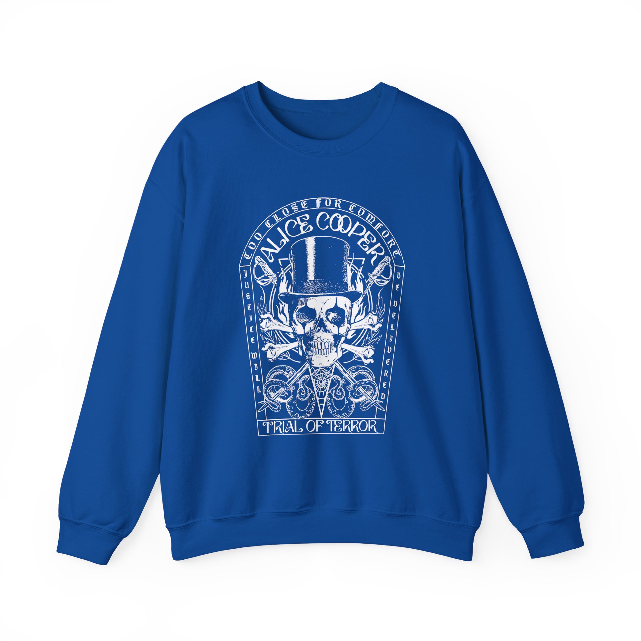 Alice Cooper Trial of Terror Unisex Heavy Blendâ„¢ Crewneck Sweatshirt