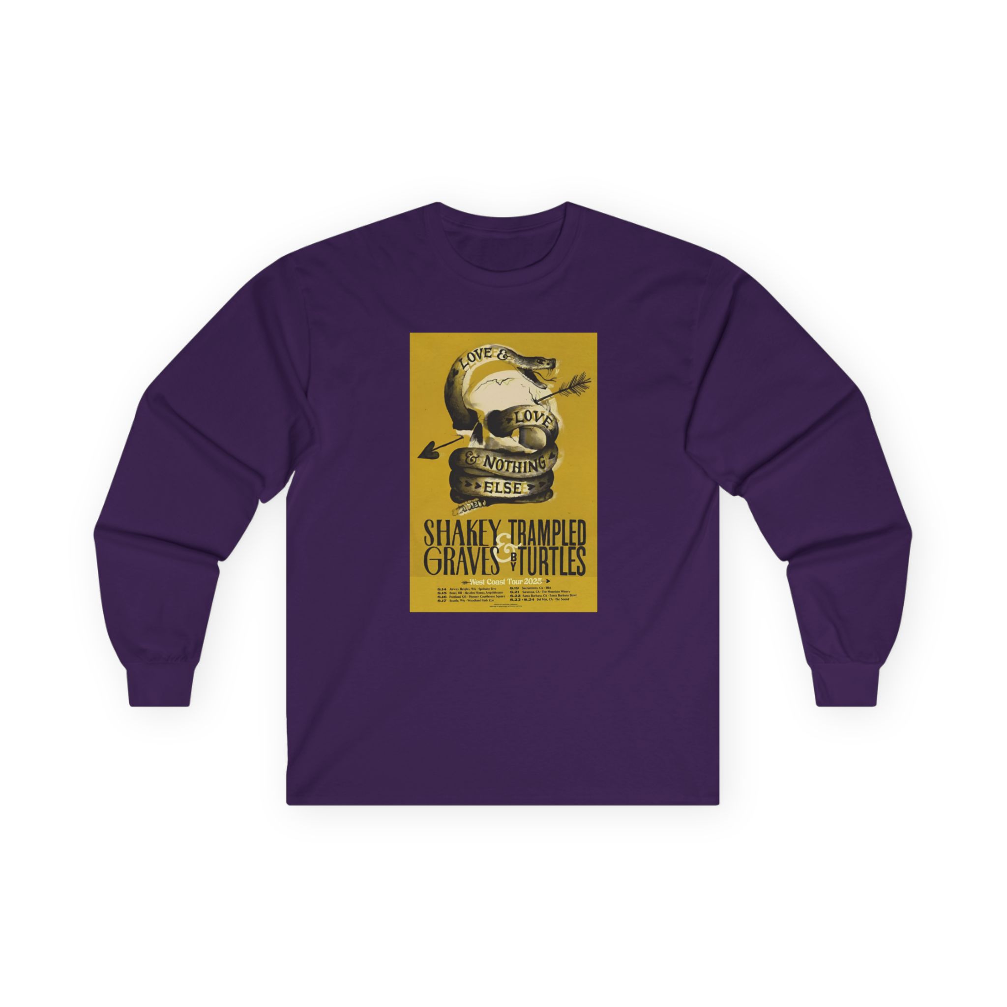 Shakey Graves West Coast Tour Unisex Ultra Cotton Long Sleeve Tee