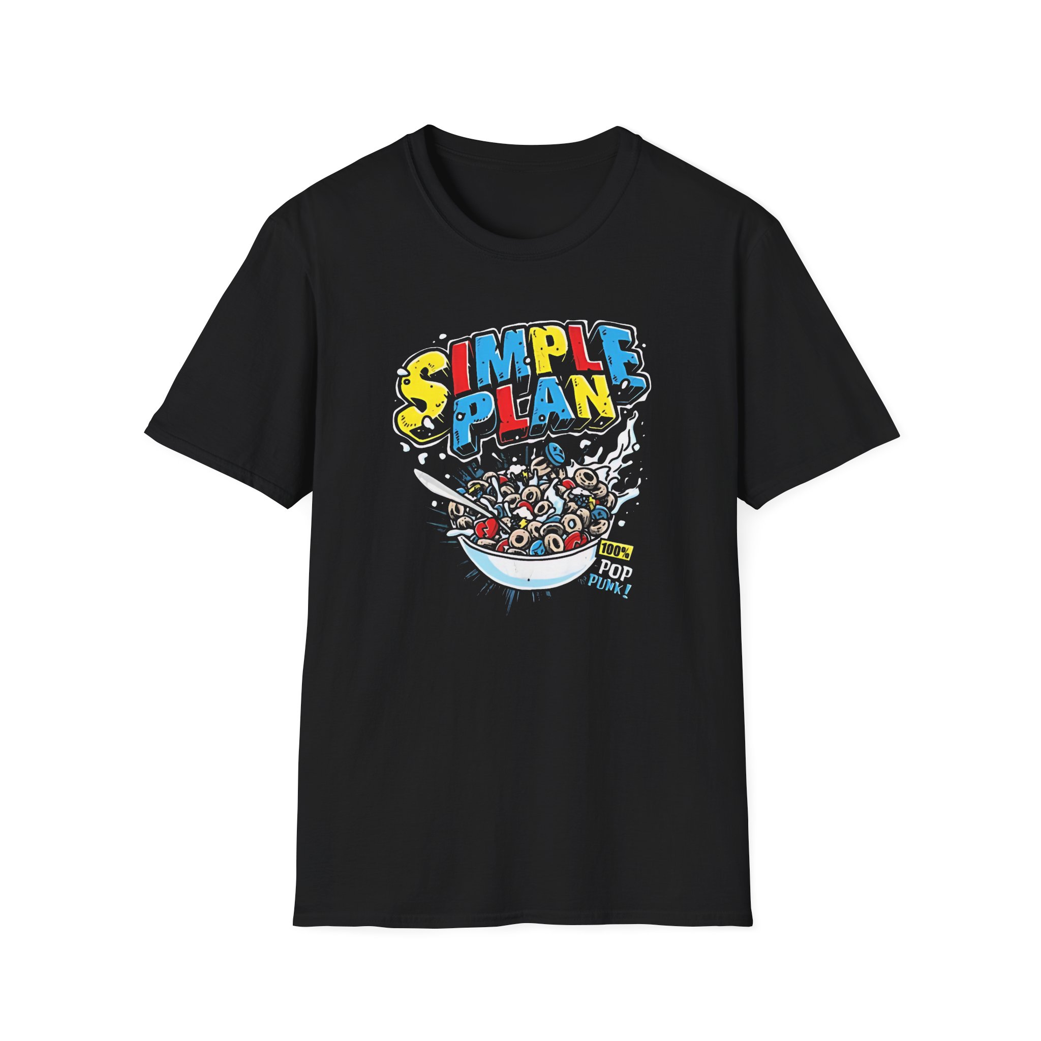 Simple Plan Cereal Unisex Softstyle T-Shirt
