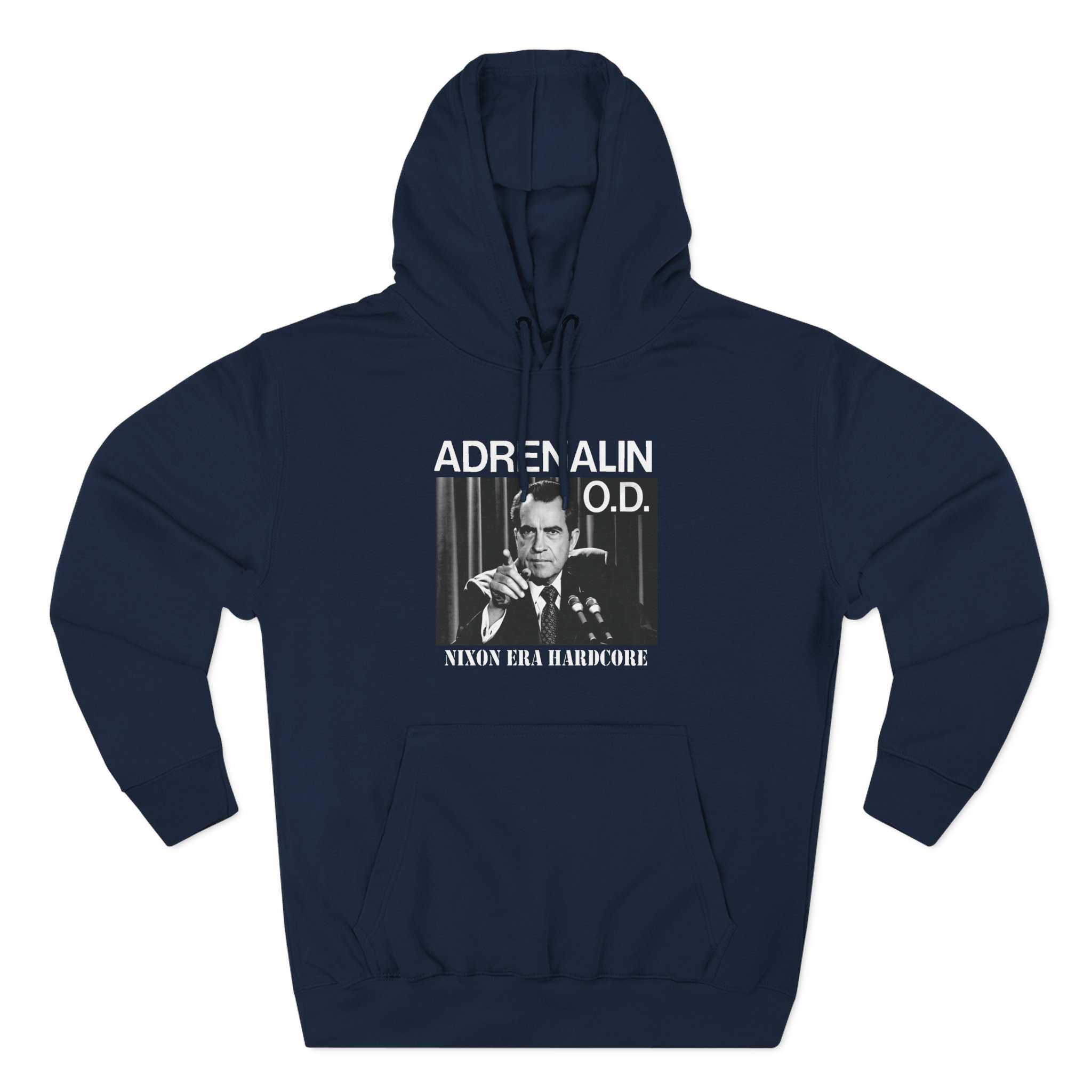 Adrenalin Od Nixon Era Hardcore Three-Panel Fleece Hoodie