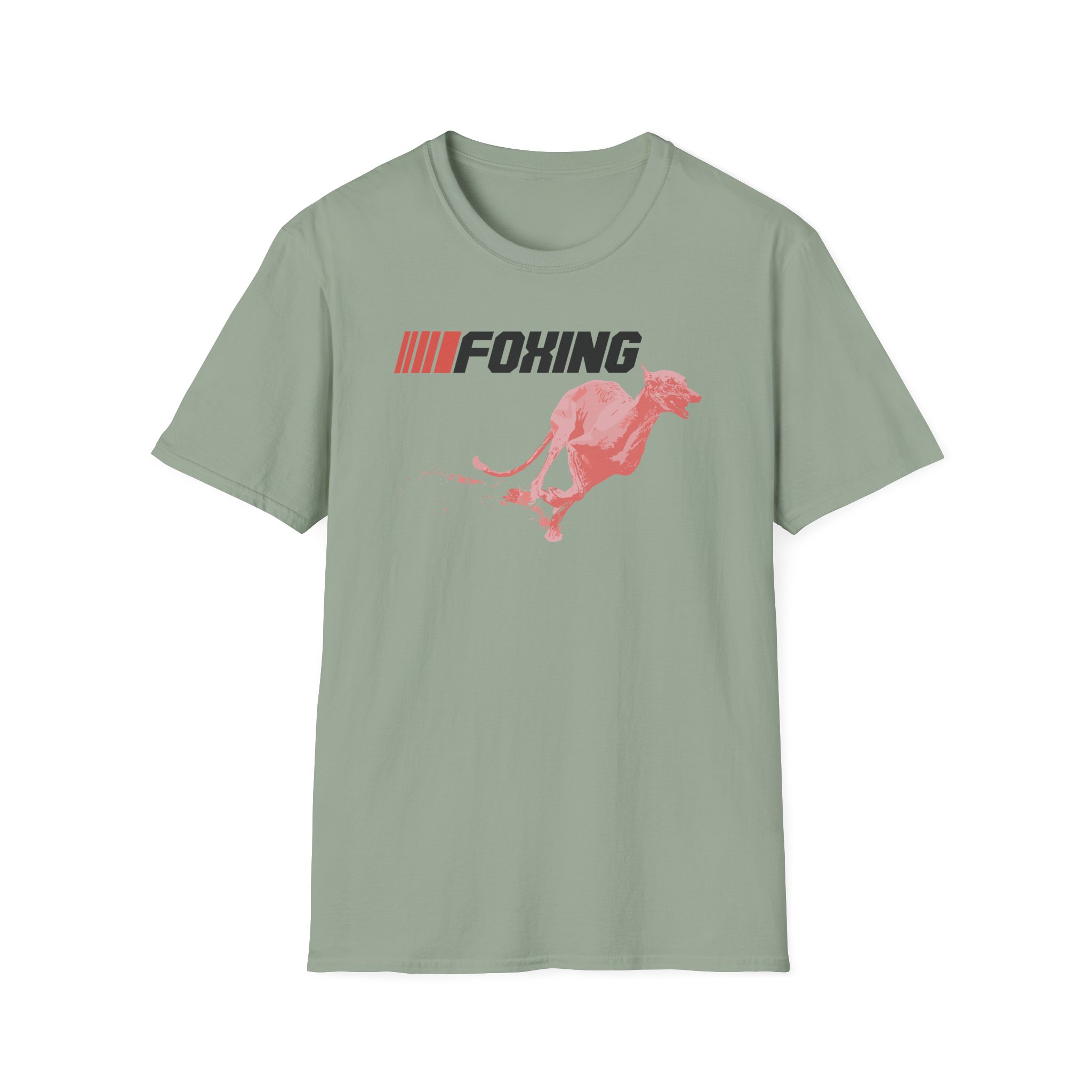 Foxing Greyhound Unisex Softstyle T-Shirt