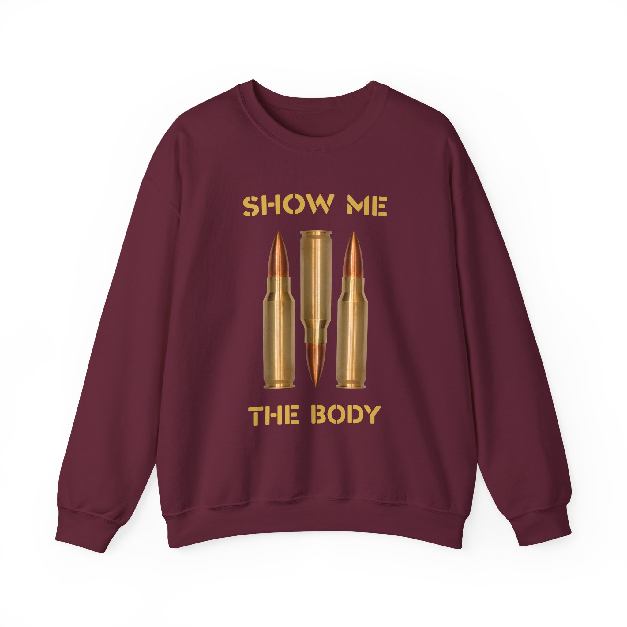 Show Me the Body Bullet Unisex Heavy Blendâ„¢ Crewneck Sweatshirt