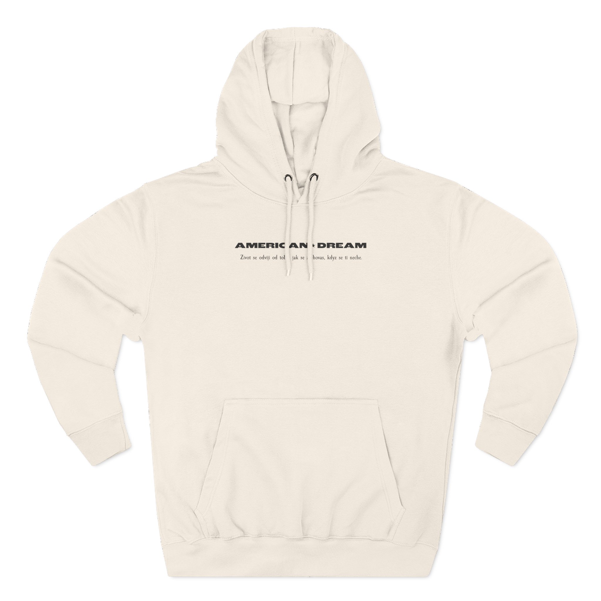 Jon Marianek Three-Panel Fleece Hoodie