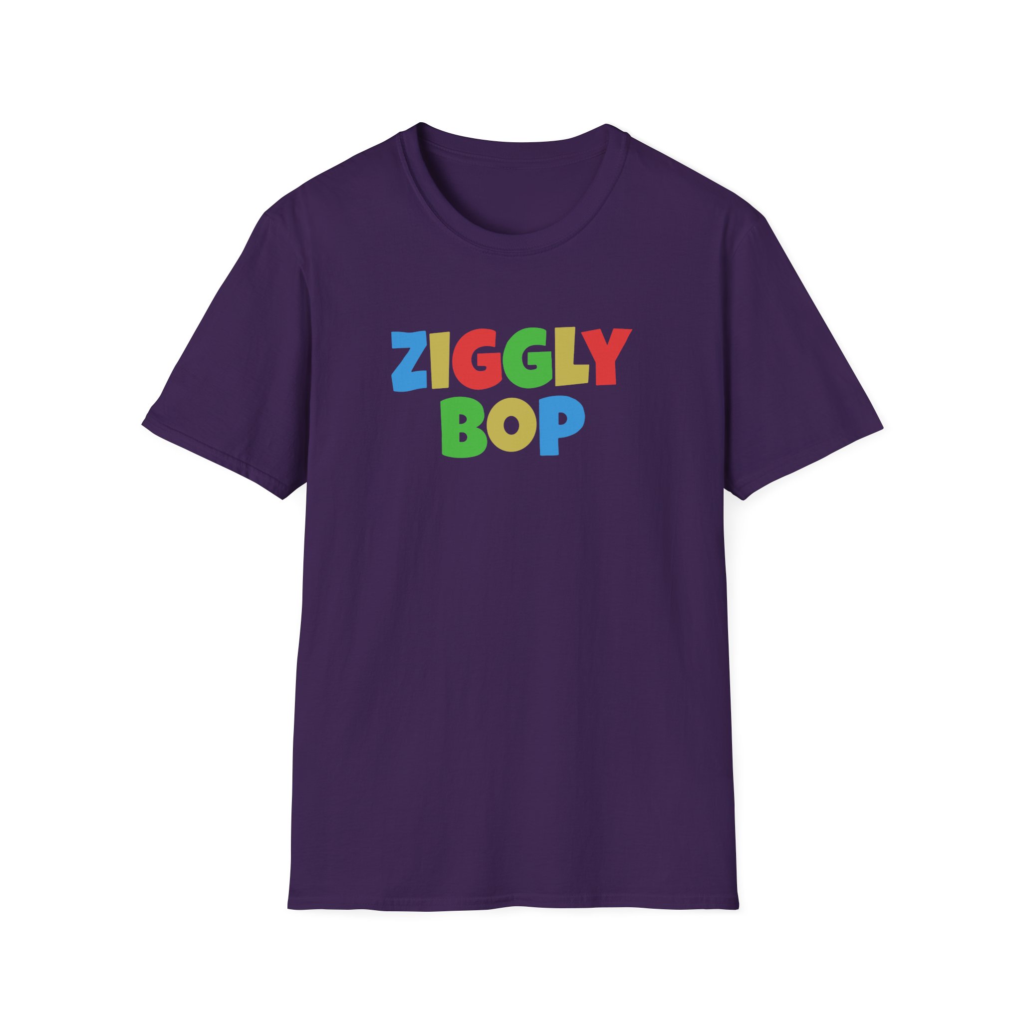 Daydrian Harding Colorful Ziggly Bop Unisex Softstyle T-Shirt