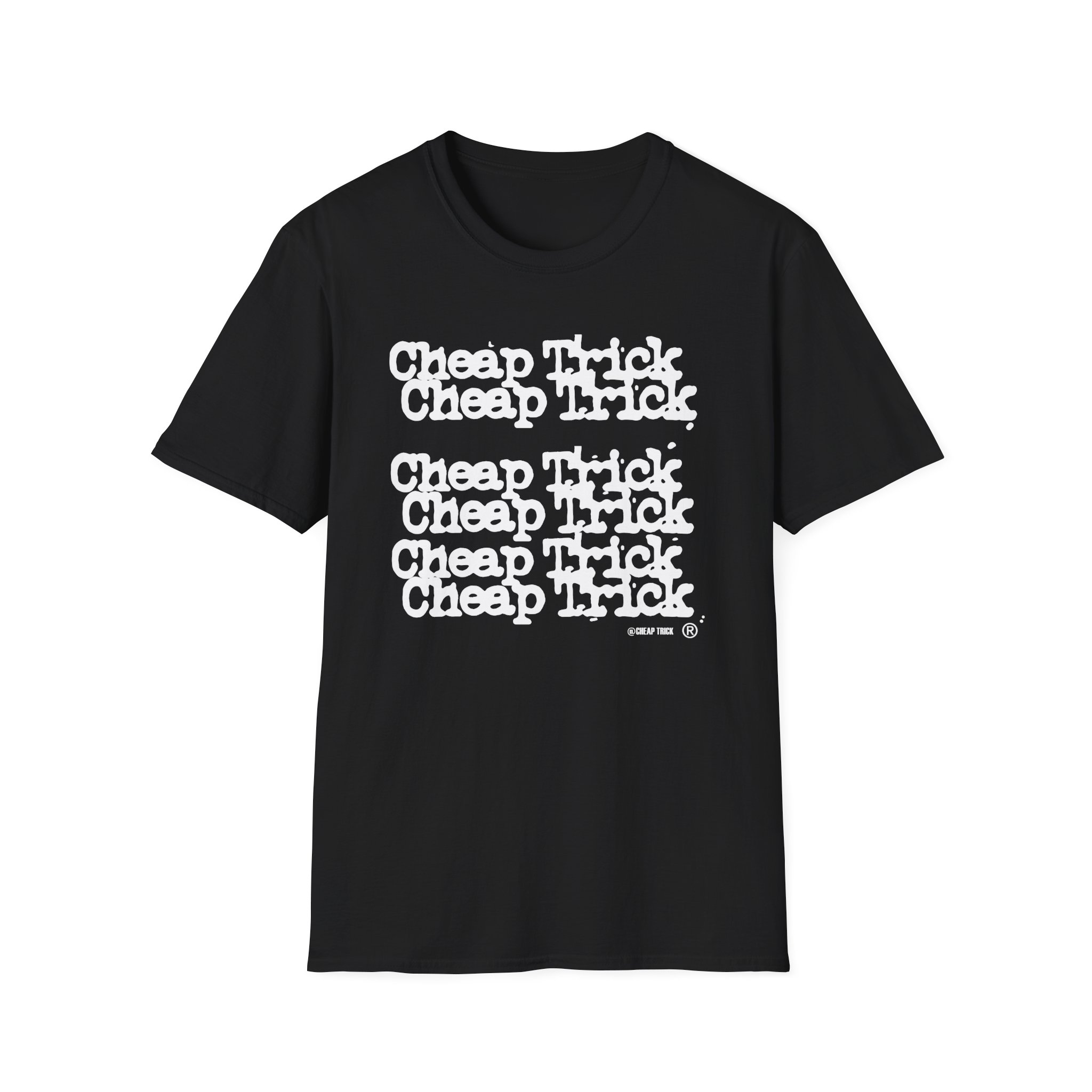 Cheap Trick Stacked Logo Unisex Softstyle T-Shirt