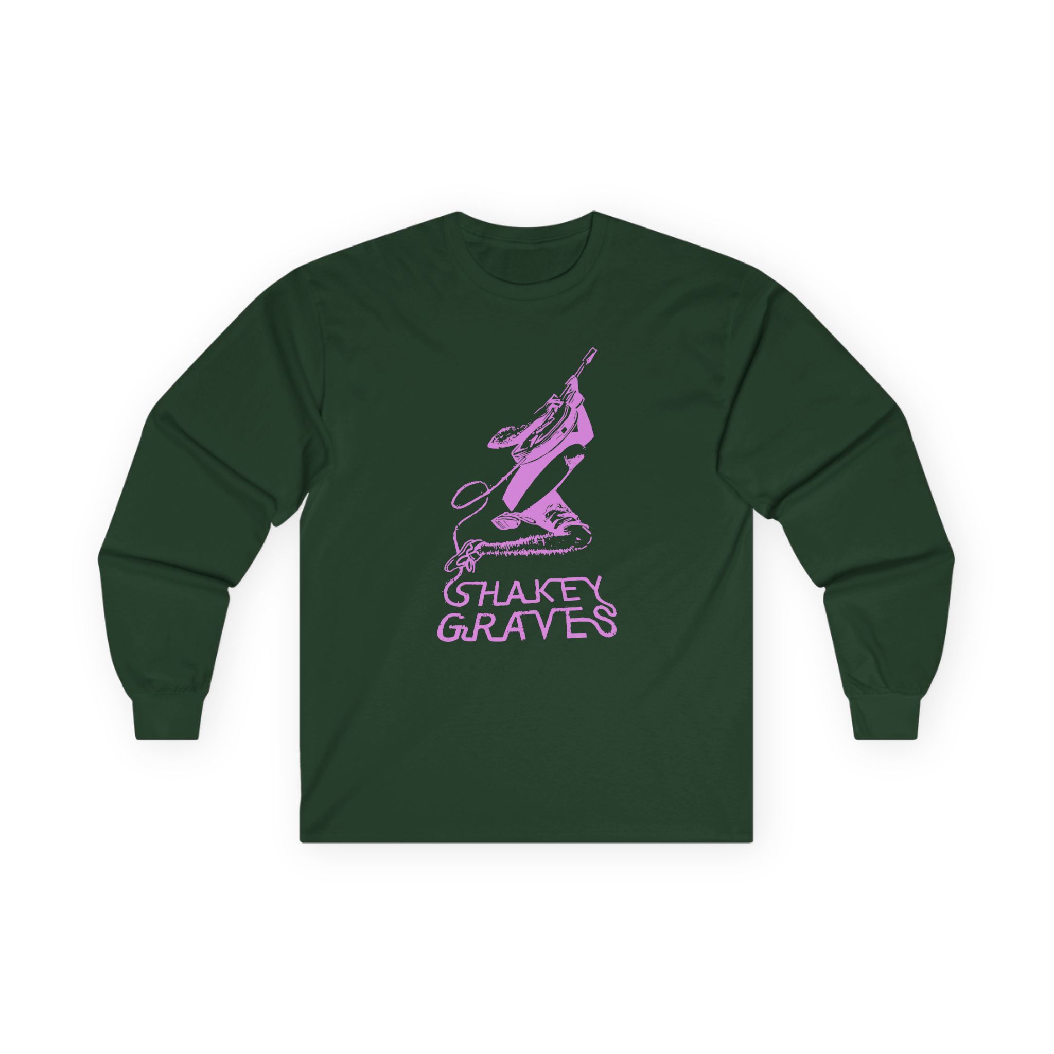 Shakey Graves Triple Skull Unisex Ultra Cotton Long Sleeve Tee