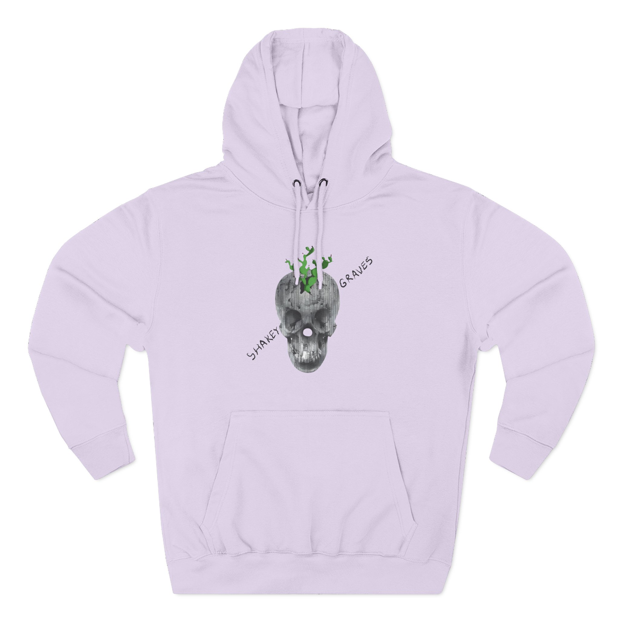 Shakey Graves Skull Three-Panel Fleece Hoodie