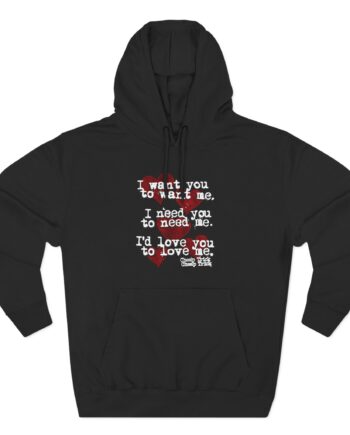 Cheap Trick I Want You to Want Me Three-Panel Fleece Hoodie