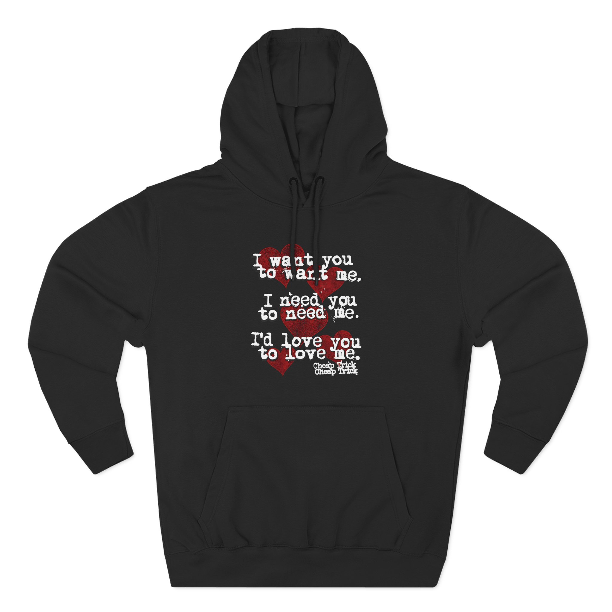 Cheap Trick I Want You to Want Me Three-Panel Fleece Hoodie