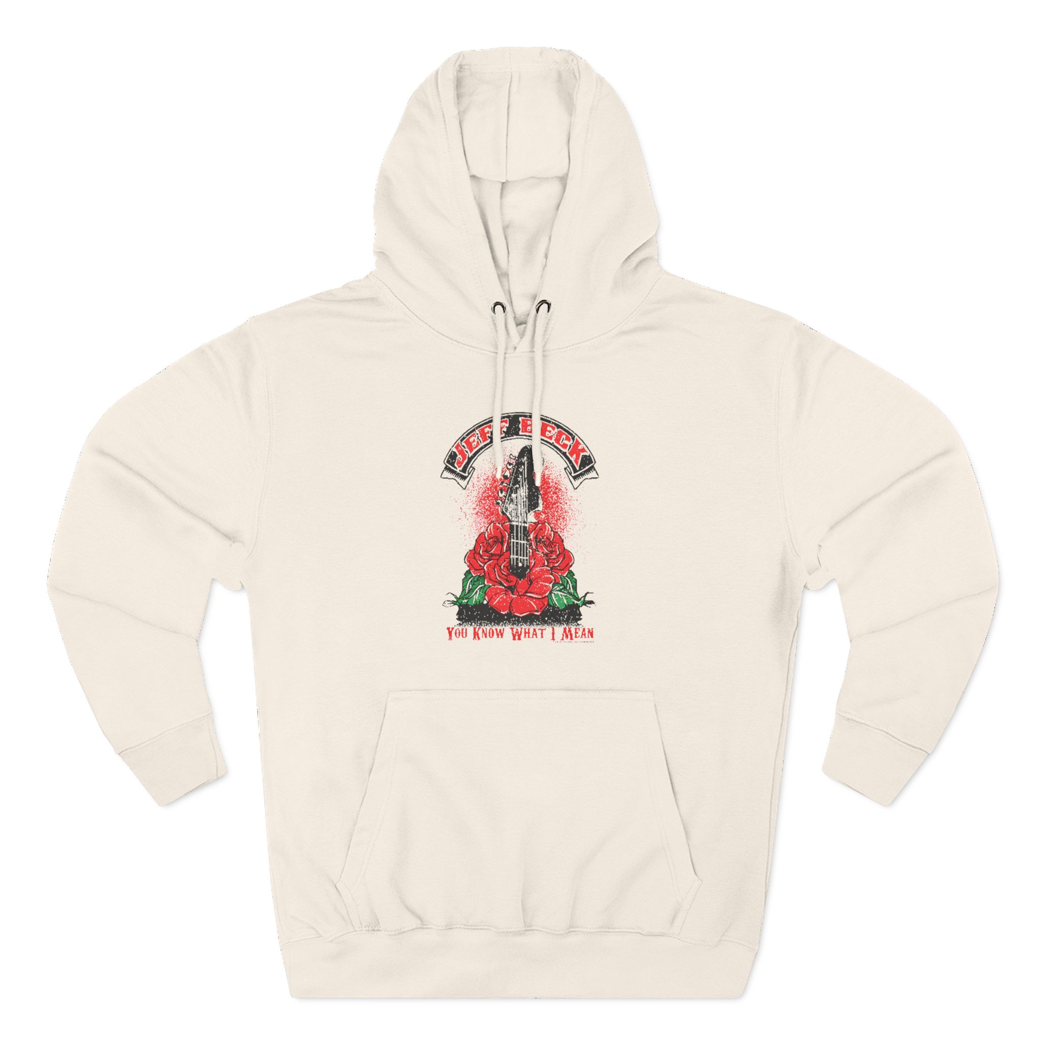 Jeff Beck You Know What I Mean Three-Panel Fleece Hoodie