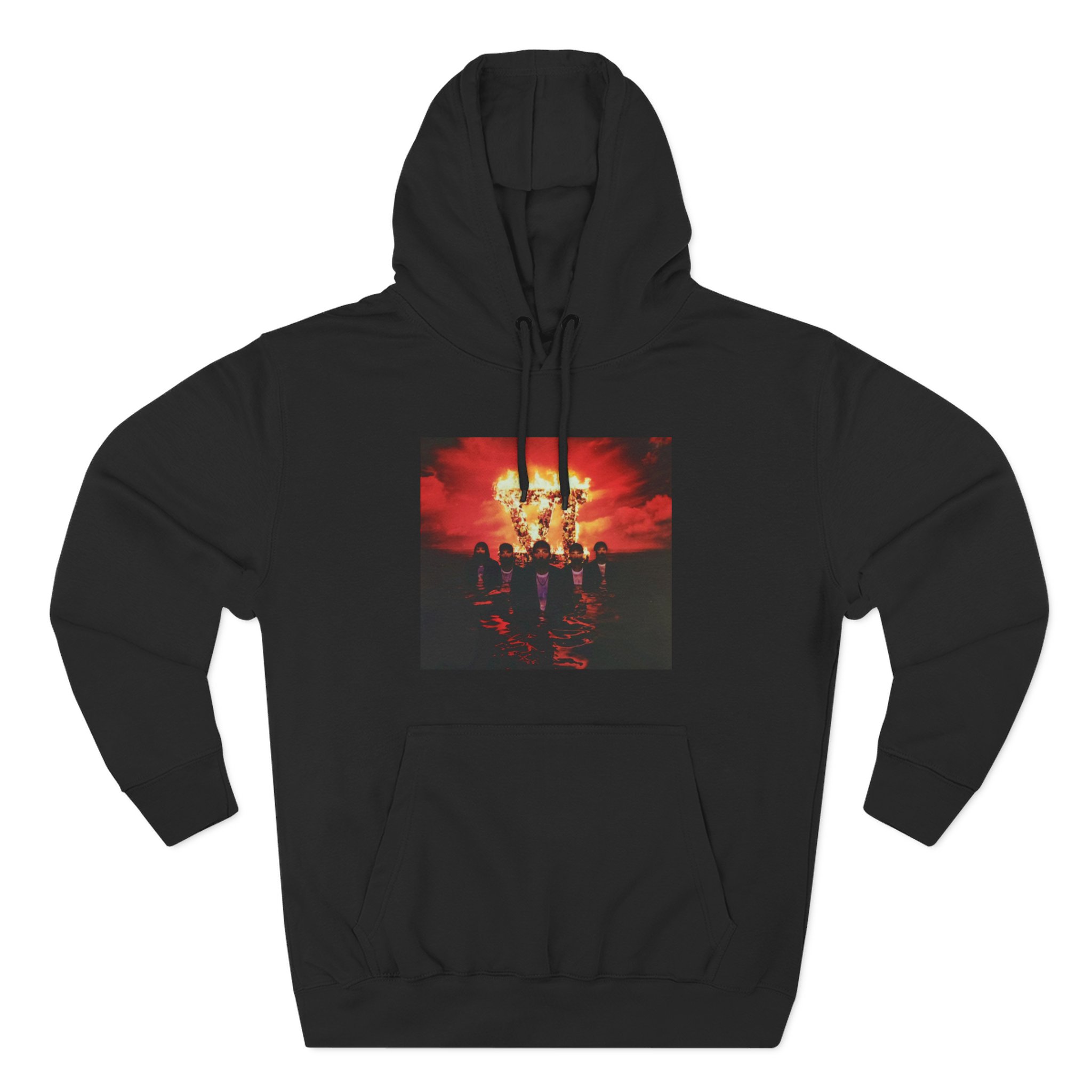 You Me at Six Truth Decay Three-Panel Fleece Hoodie
