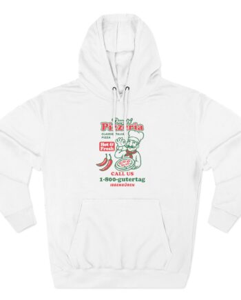 Donots Pizzeria Three-Panel Fleece Hoodie