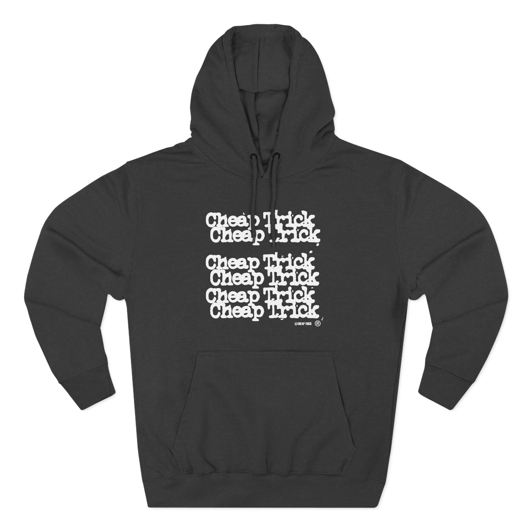 Cheap Trick Stacked Logo Three-Panel Fleece Hoodie