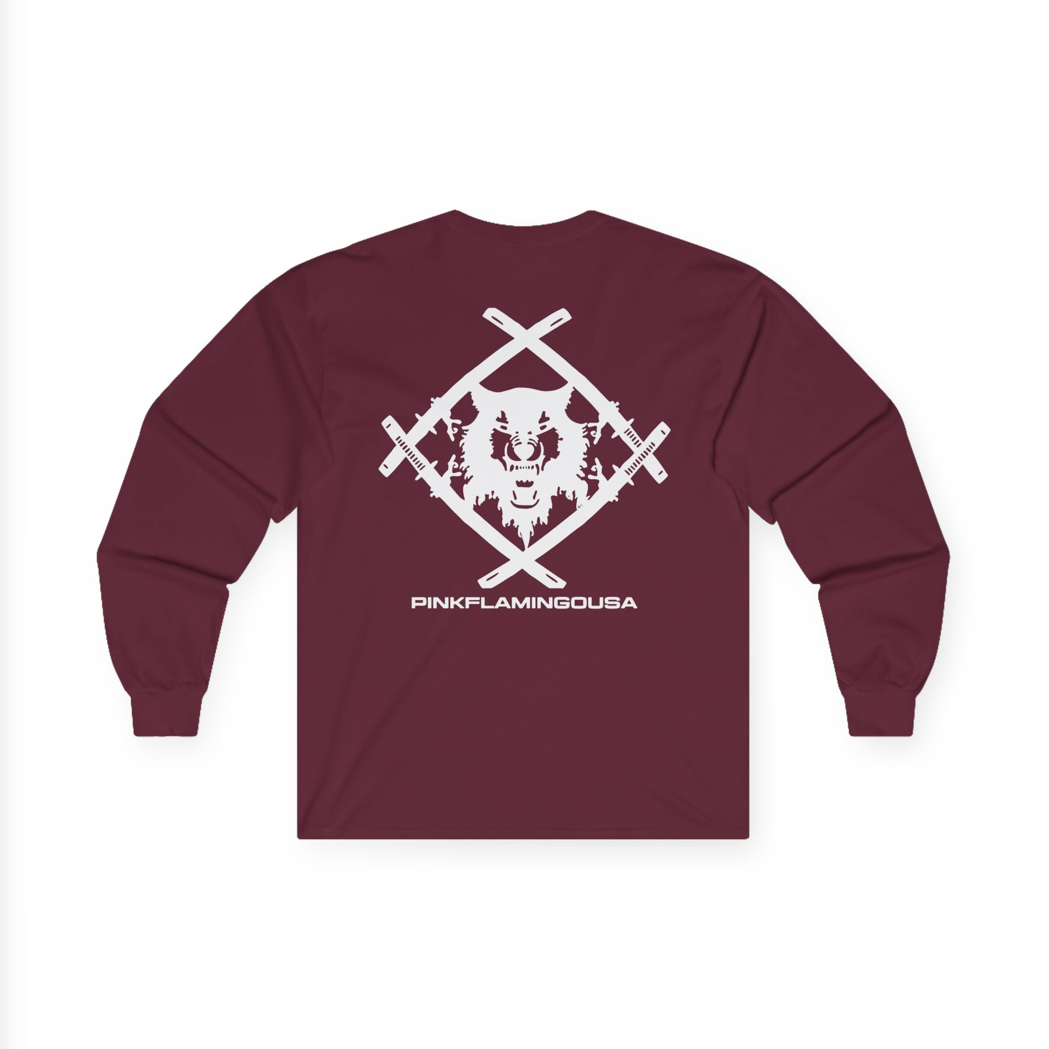 Xavier Wulf Pinkflamingousa Unisex Ultra Cotton Long Sleeve Tee