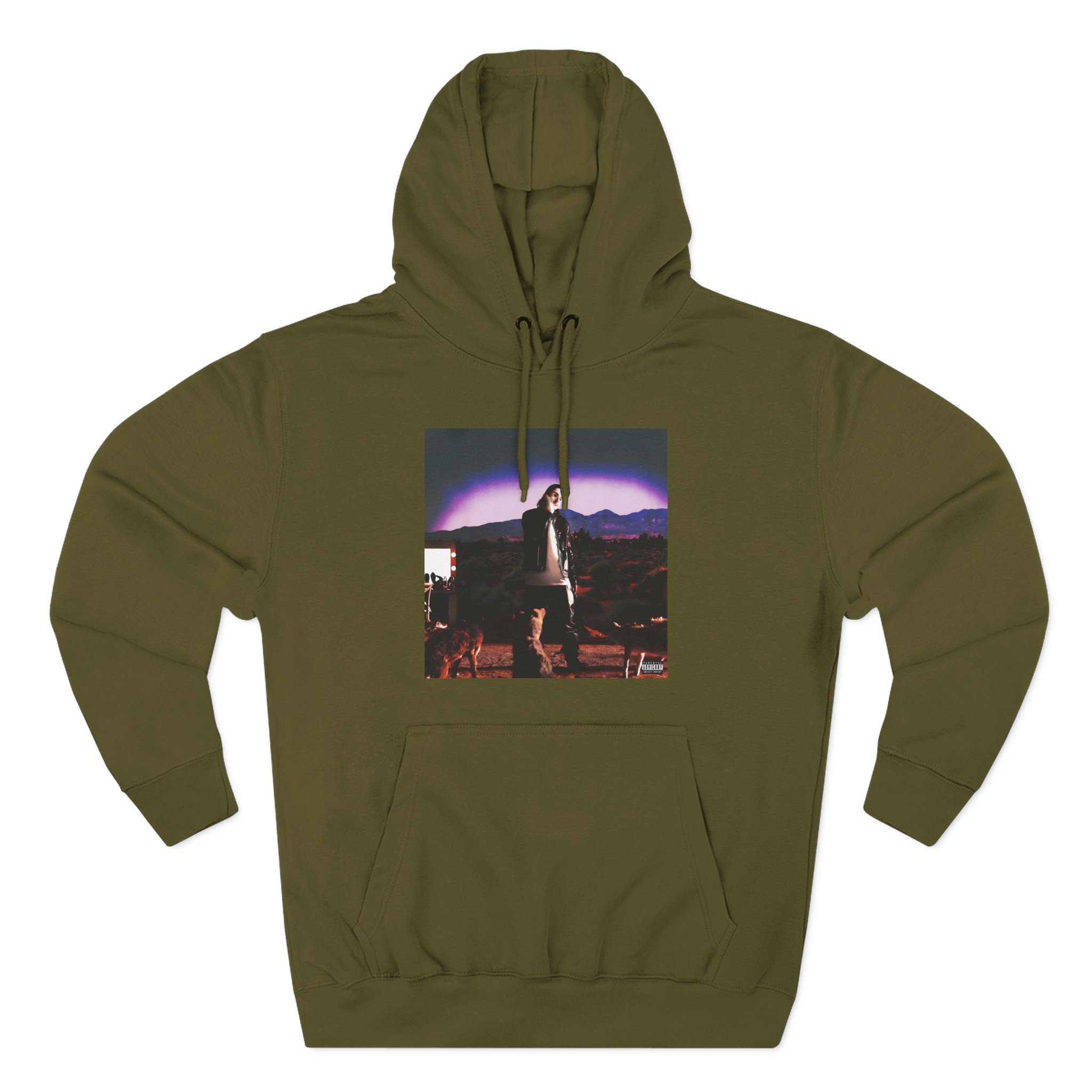 Tommy Richman Debut Album Coyote Three-Panel Fleece Hoodie