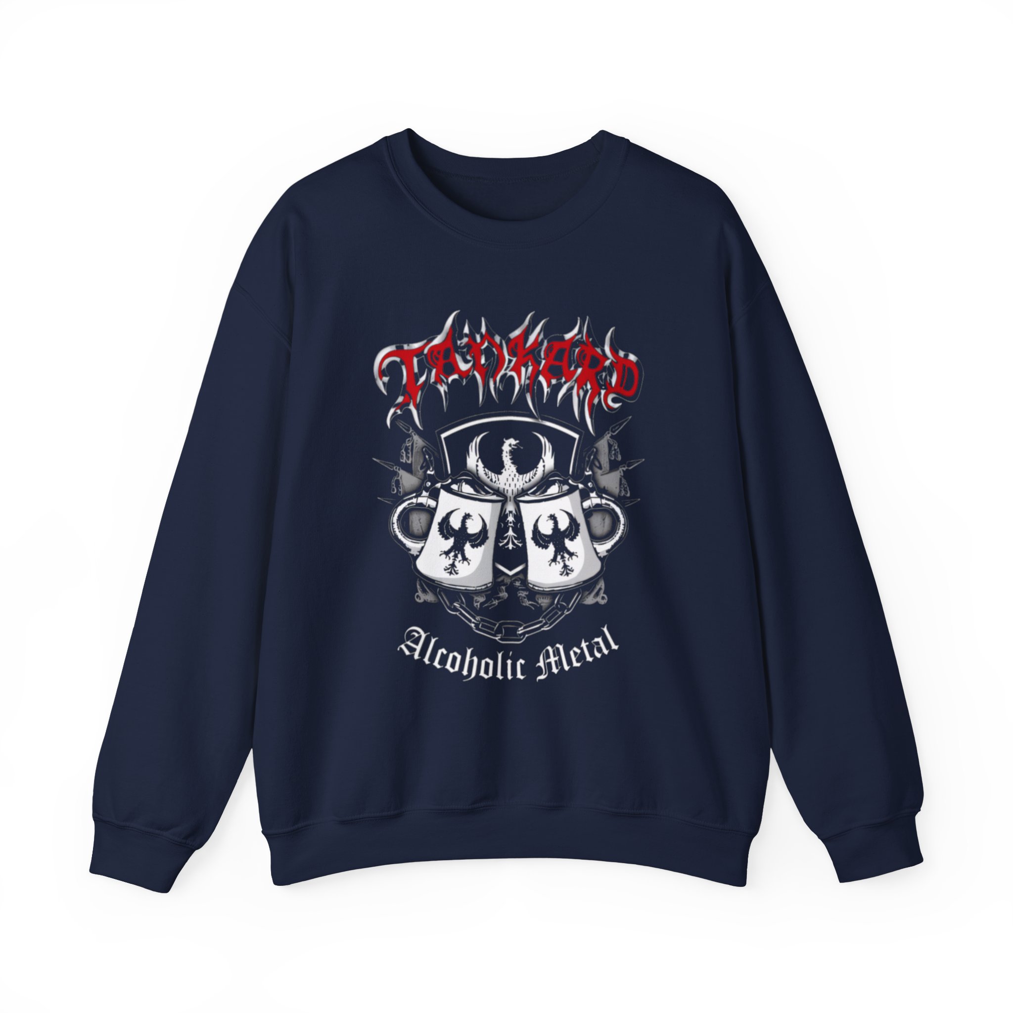 Tankard Alcoholic Metal Unisex Heavy Blendâ„¢ Crewneck Sweatshirt
