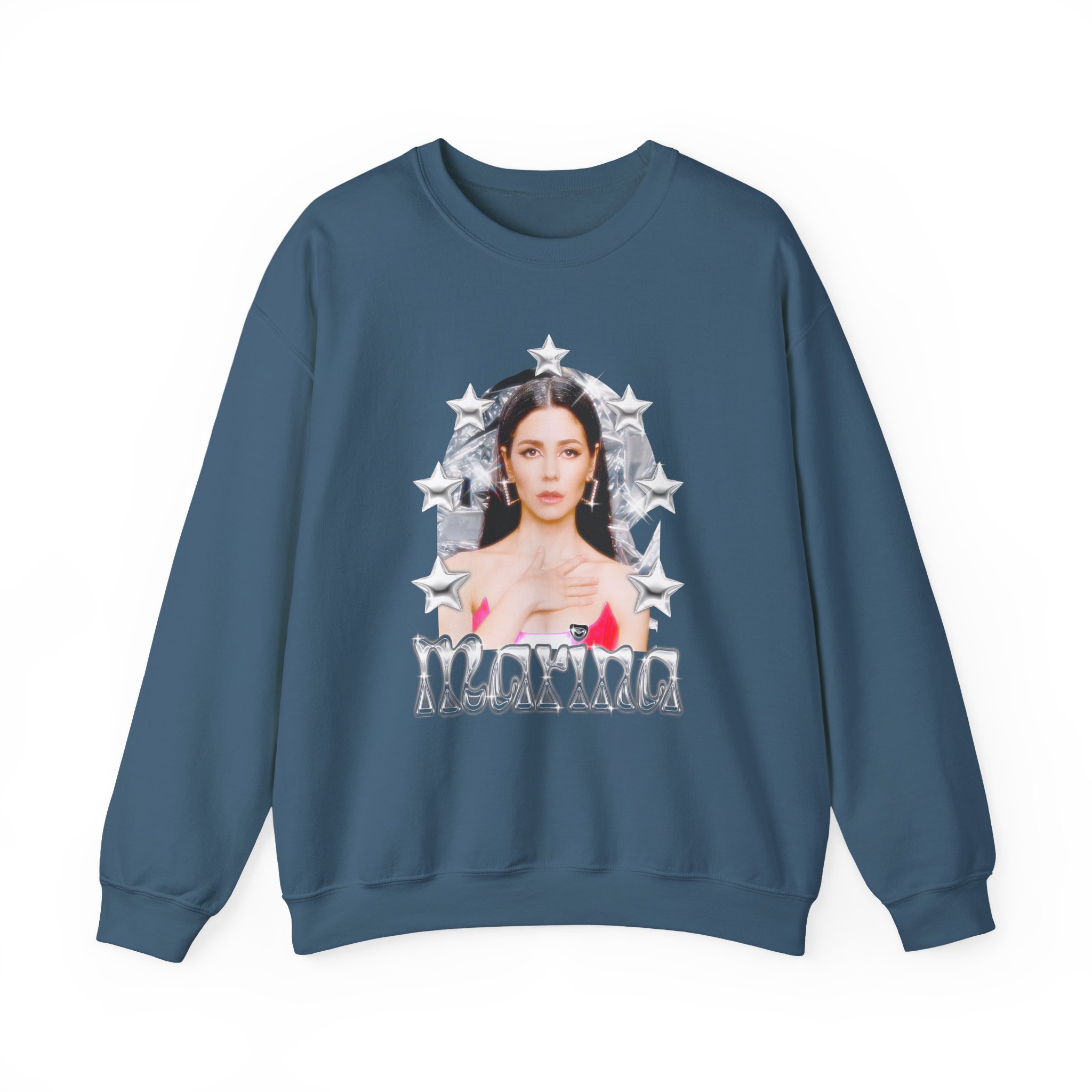 Marina Chrome Stars Unisex Heavy Blendâ„¢ Crewneck Sweatshirt