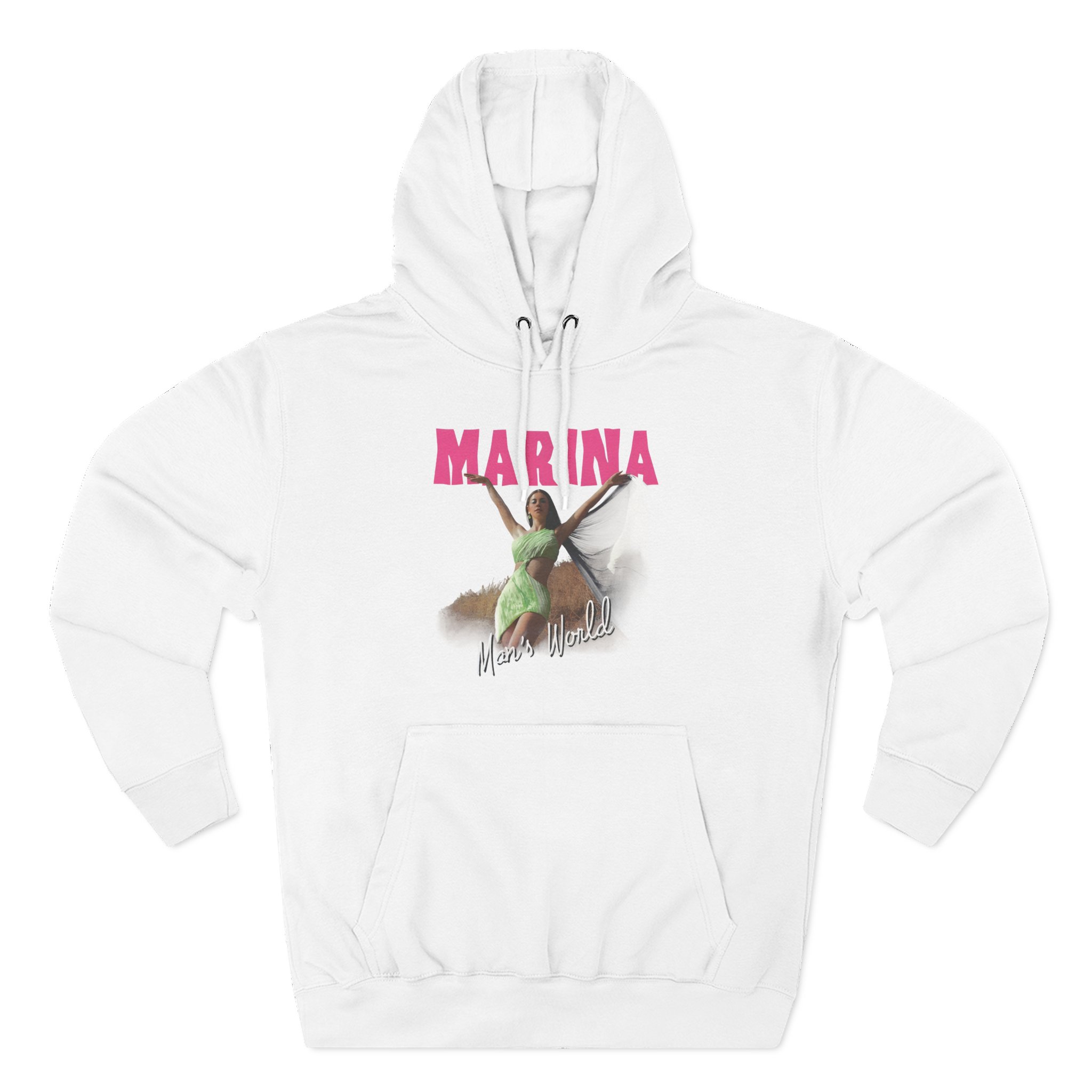 Marina Man's World Three-Panel Fleece Hoodie